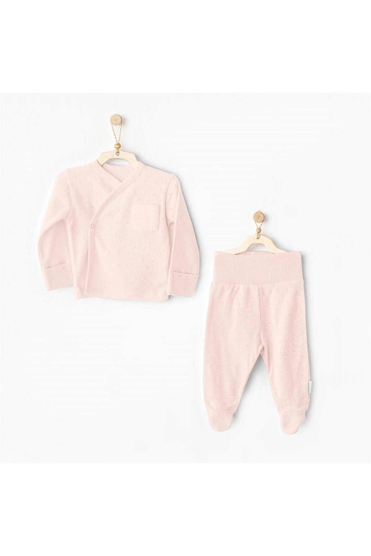 Ac25557 Side Snap Set 2 Piece Bodysuit Set Dark Pink