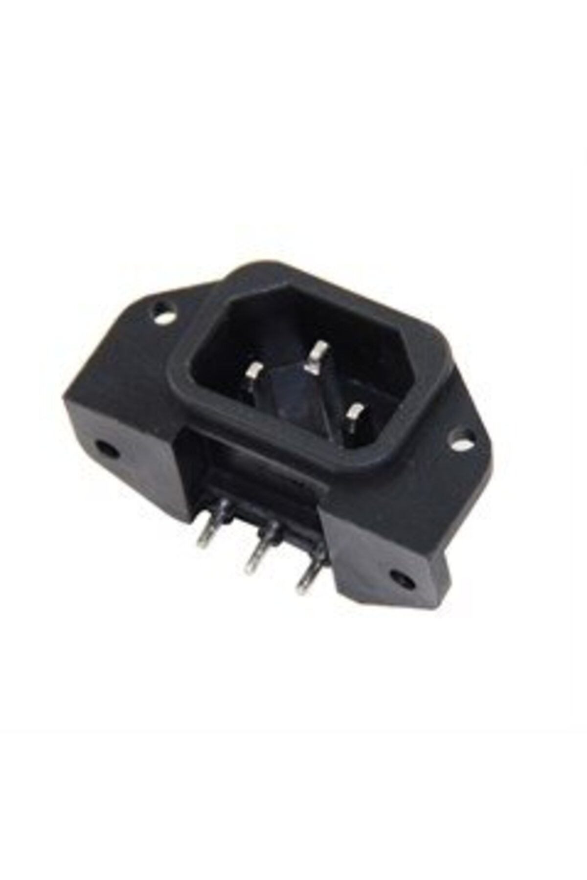 IC-212C C14 POWER SOKET ERKEK KULAKLI 90'C PCB