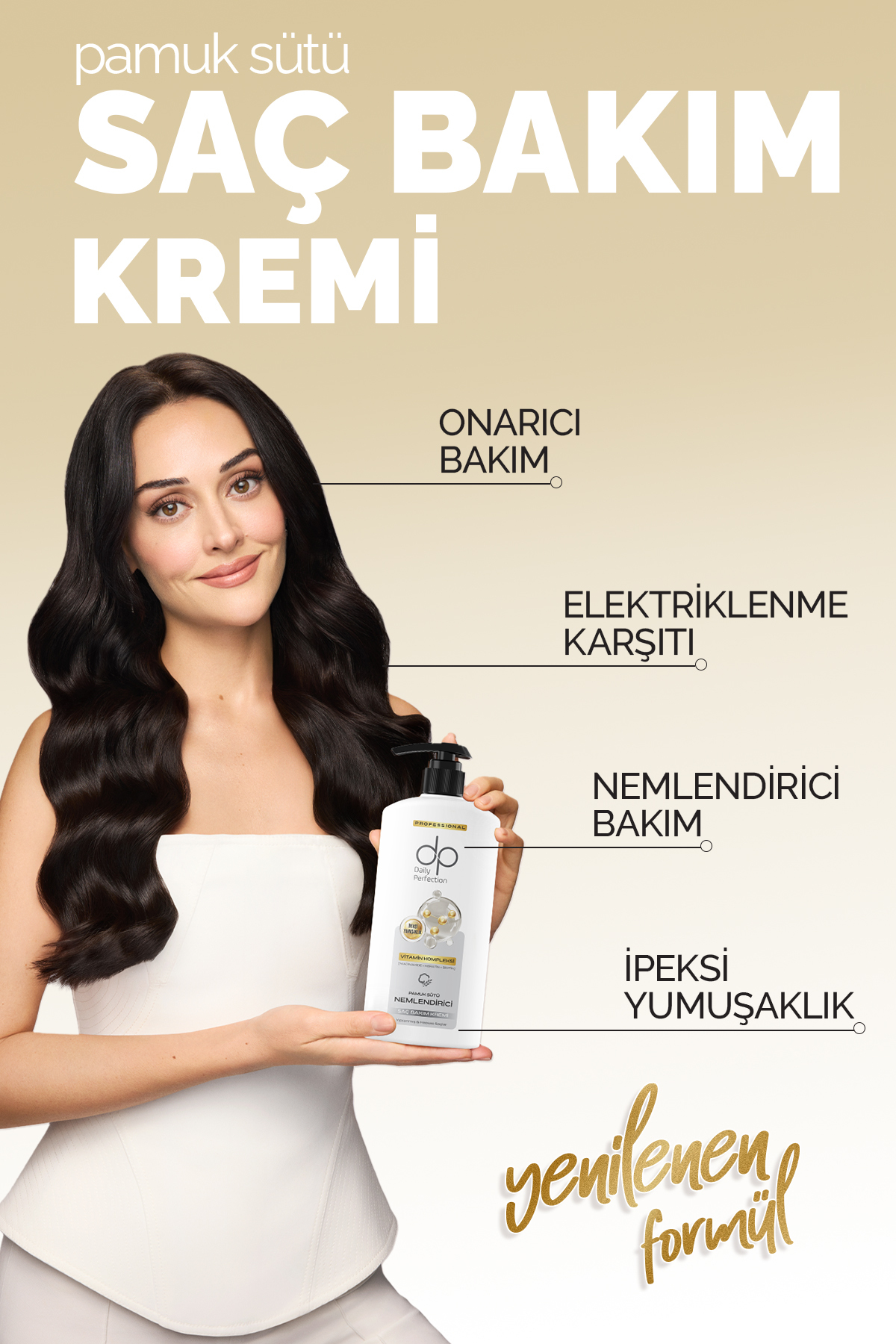 Saç Bakım Kremi Pamuk Sütü 400 ml — 06DK0401 — تصویر 5 از 6