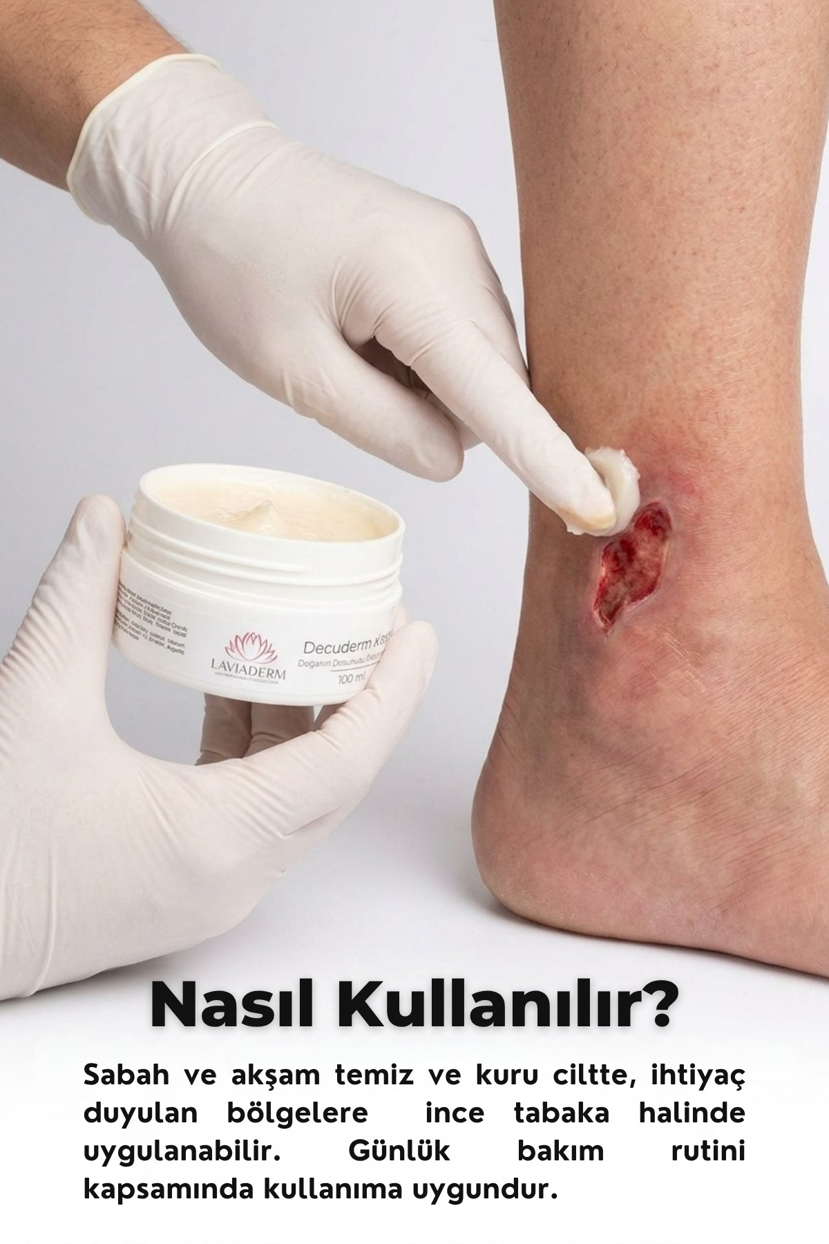Decuderm Yatak Yarası, Bası ve Açık Yara Kremi — 019 — تصویر 4 از 4
