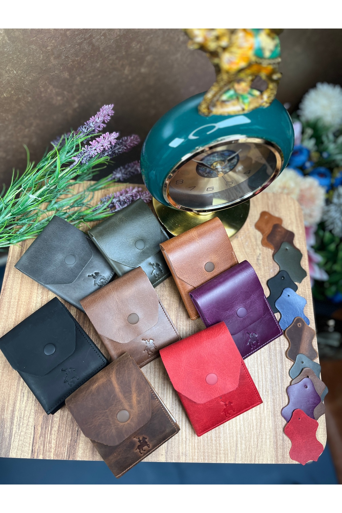 LEWİS POLO  Viral Hakiki Deri Bol Kartlıklı Kullanışlı Taba unisex Cüzdanı - Görsel 7