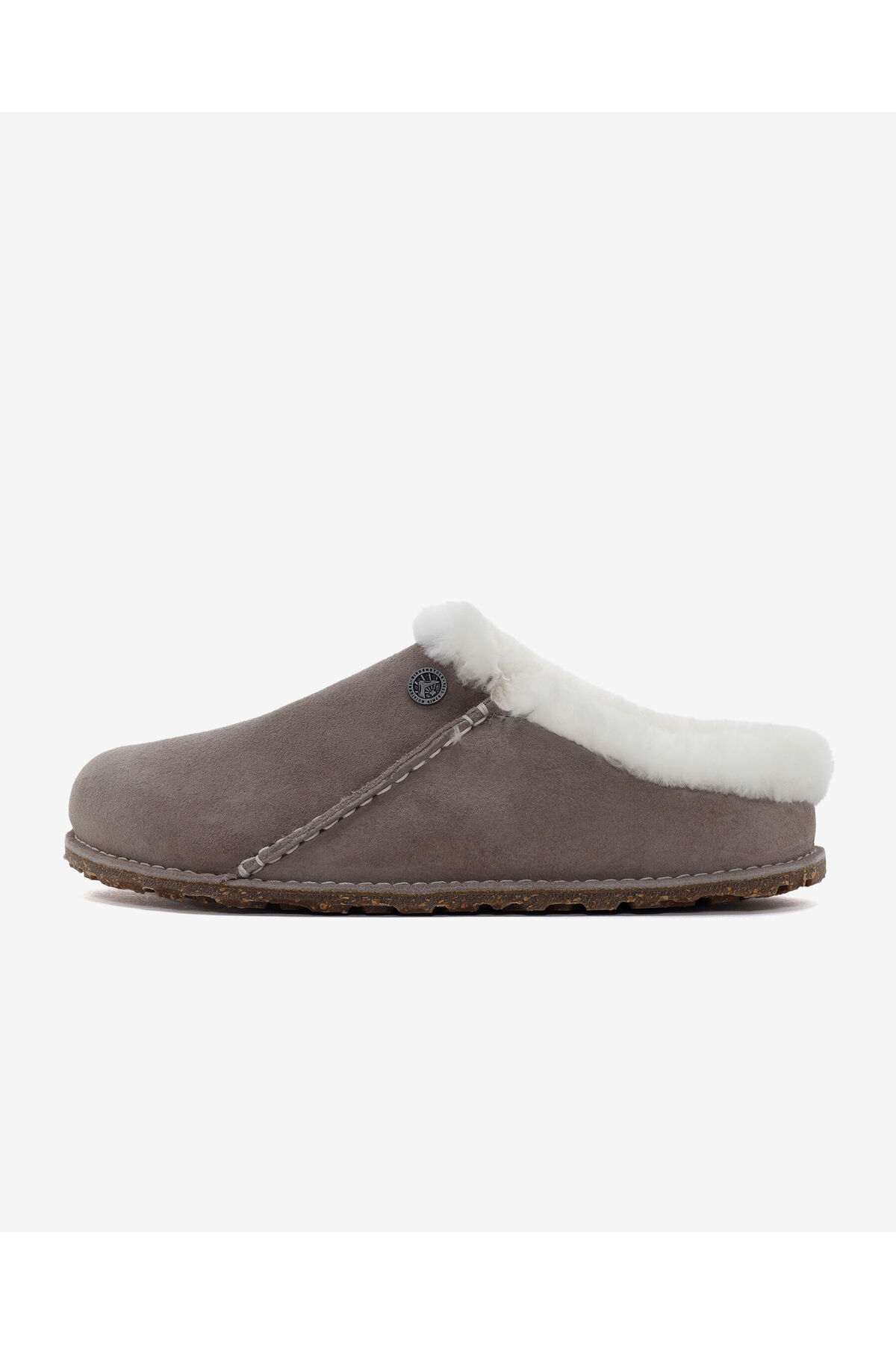 دمپایی خاکستری ZERMATT PREMIUM SHEARLING VL 1023144 بیرکن استاک دمپایی خانگی Birkenstock