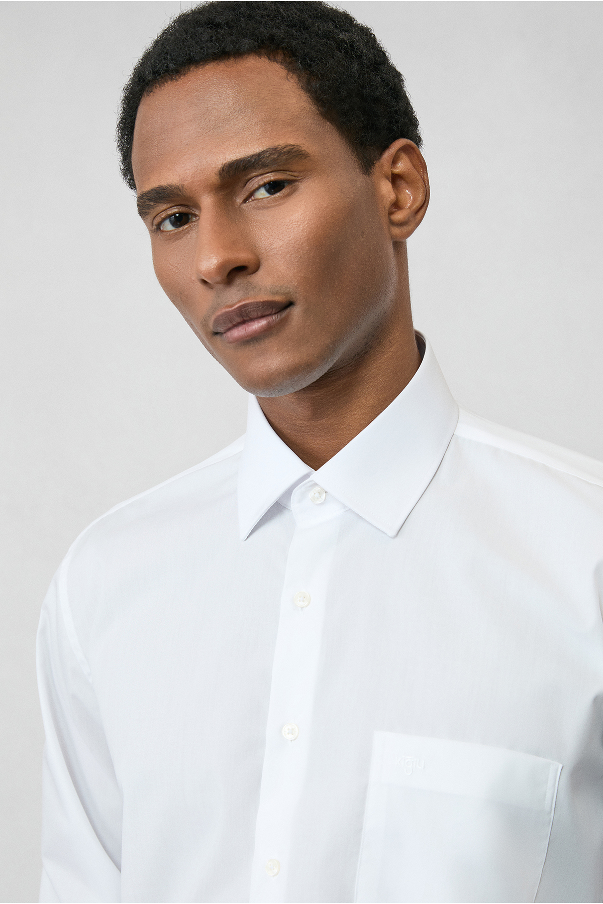 Kiğılı  Uzun Kol Regular Fit Klasik Yaka Cepli Pamuklu Non Iron Ütü Gerektirmeyen Gömlek - Görsel 7