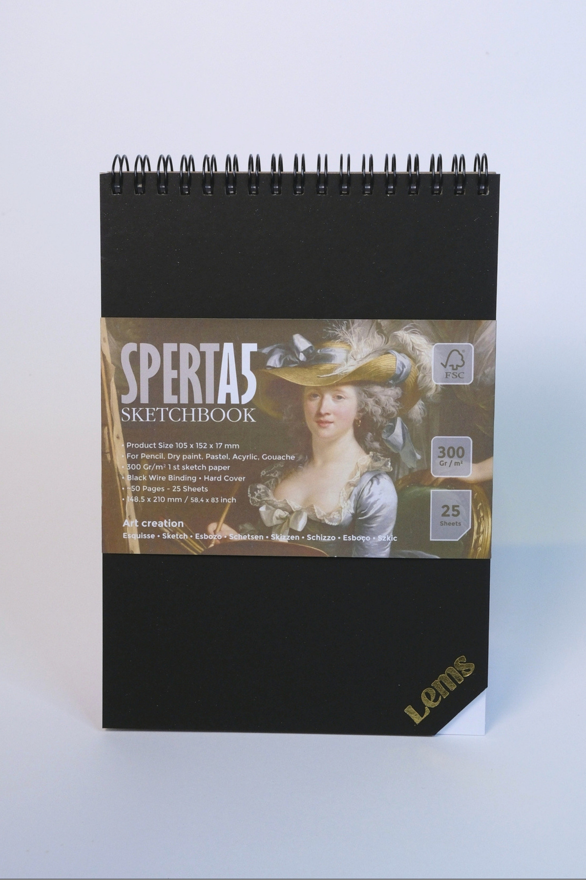 Lemsstudio Sperta A6 300gr Eskiz Defteri Sketchbook 50 Syf. 25