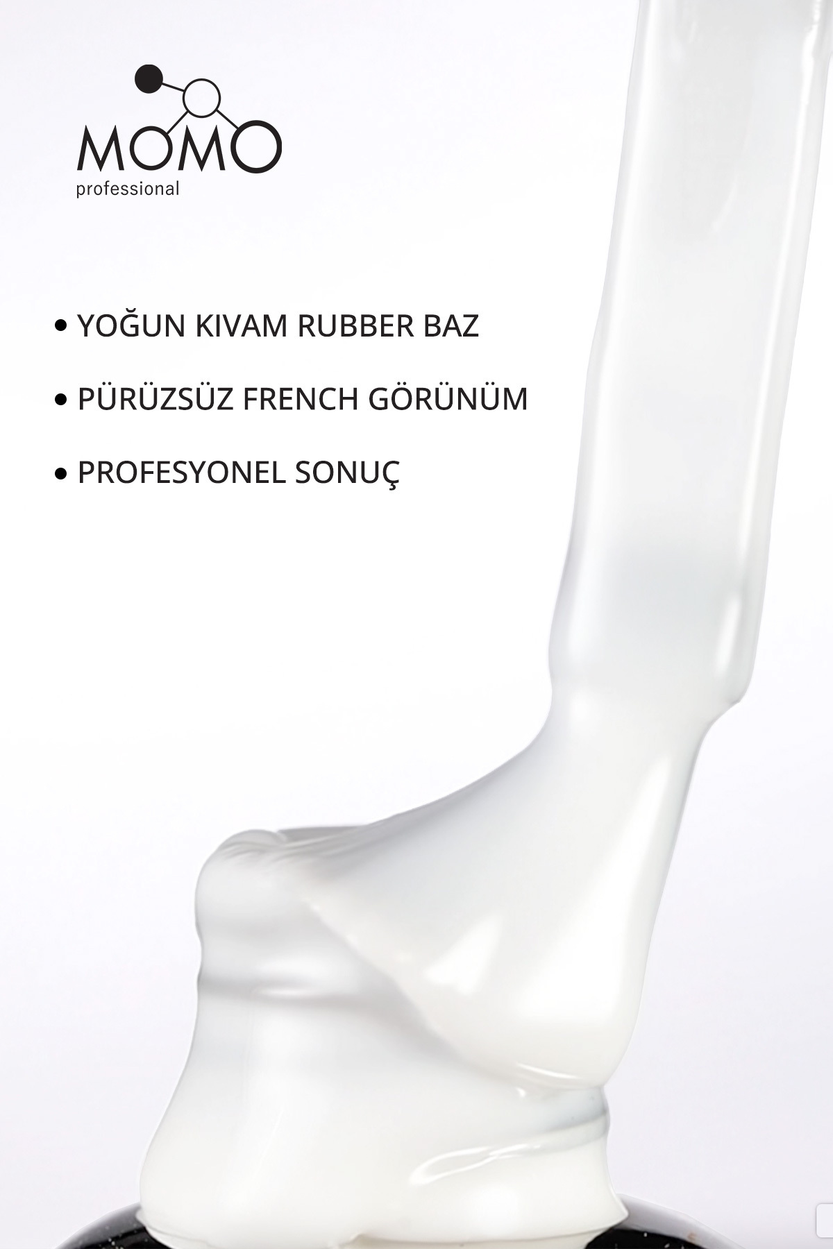 کت پایه لاستیکی روکش فرانسوی FC01, Rakı Beyazı, 10 ml — سفید 8860101A11S09FC01 — تصویر 7 از 9