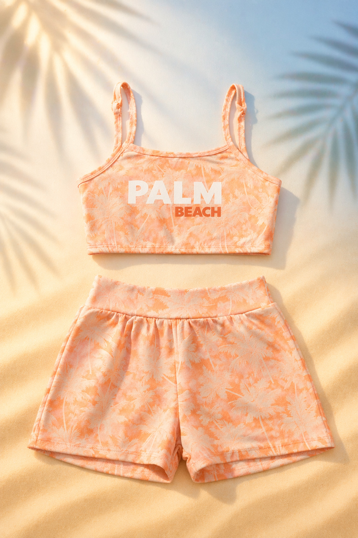 Palm Beach Printed Girls Swimwear
