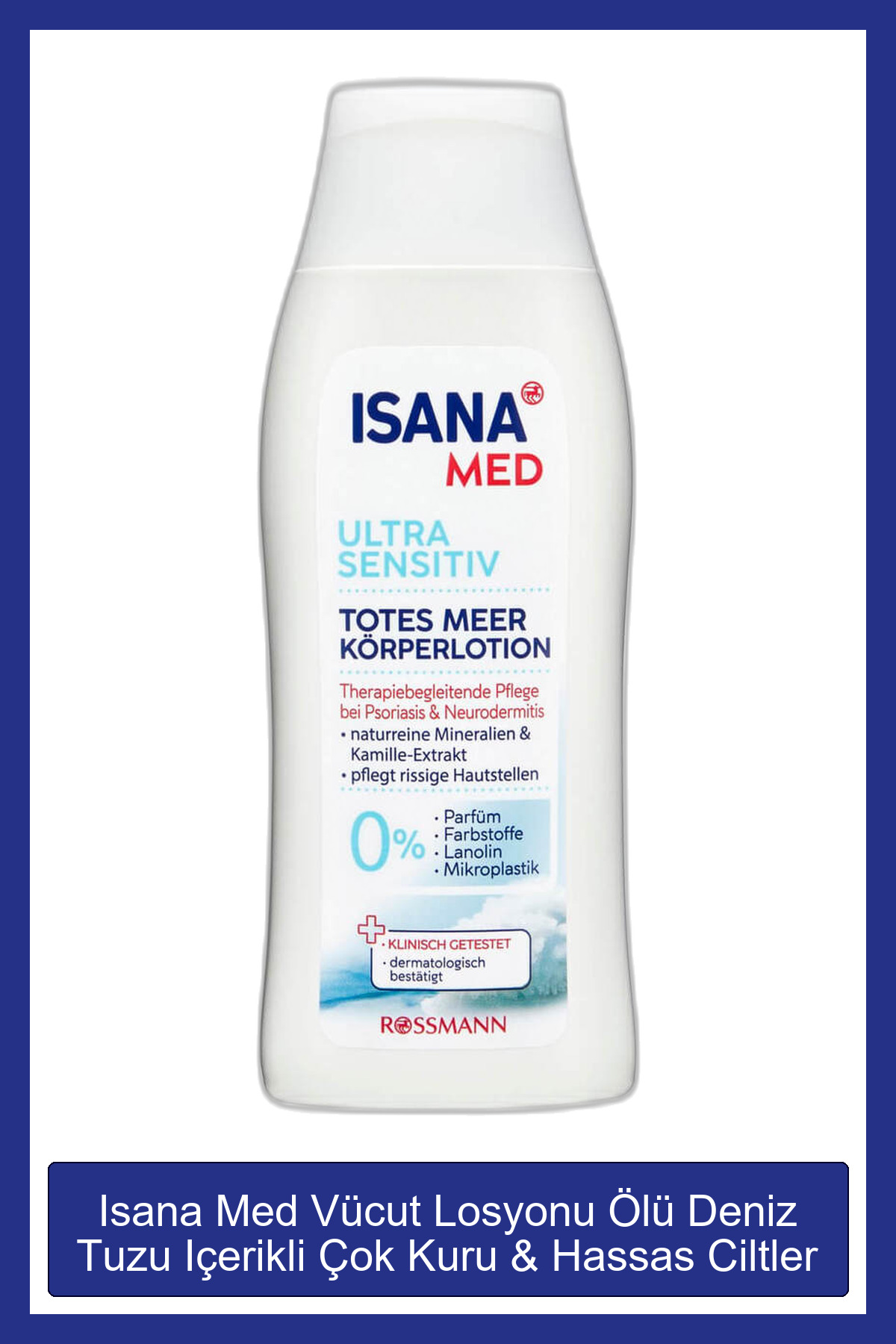 ISANA Med Vücut Losyonu Ölü Deniz Tuzu Içerikli Çok Kuru & Hassas Ciltler Için 250ml — SR19110182