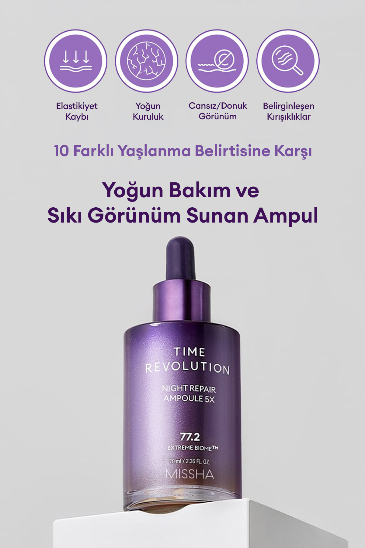 Total Yaşlanma Karşıtı Ampul Time Revolution Night Repair Probio Ampoule 50ml — 111287 — تصویر 3 از 8
