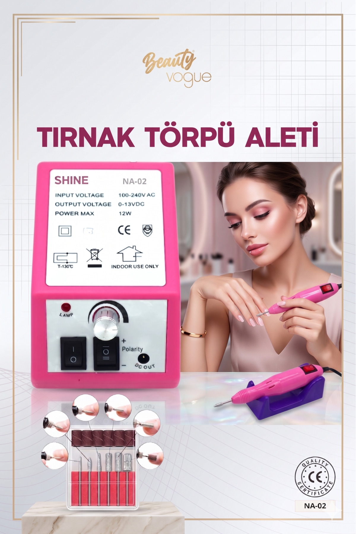 East Medical Protez Tırnak Freze Makinesi Manikür Pedikür Tırnak