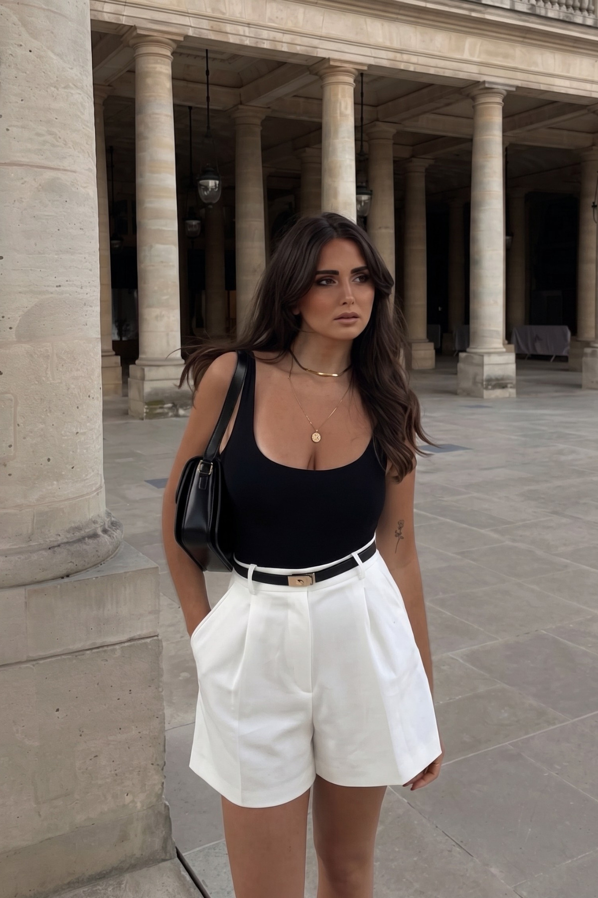 GENIUS STORE FundaChoosesXGenius Γυναικείο πλισέ σορτς που δεν δείχνει εσωτερ...