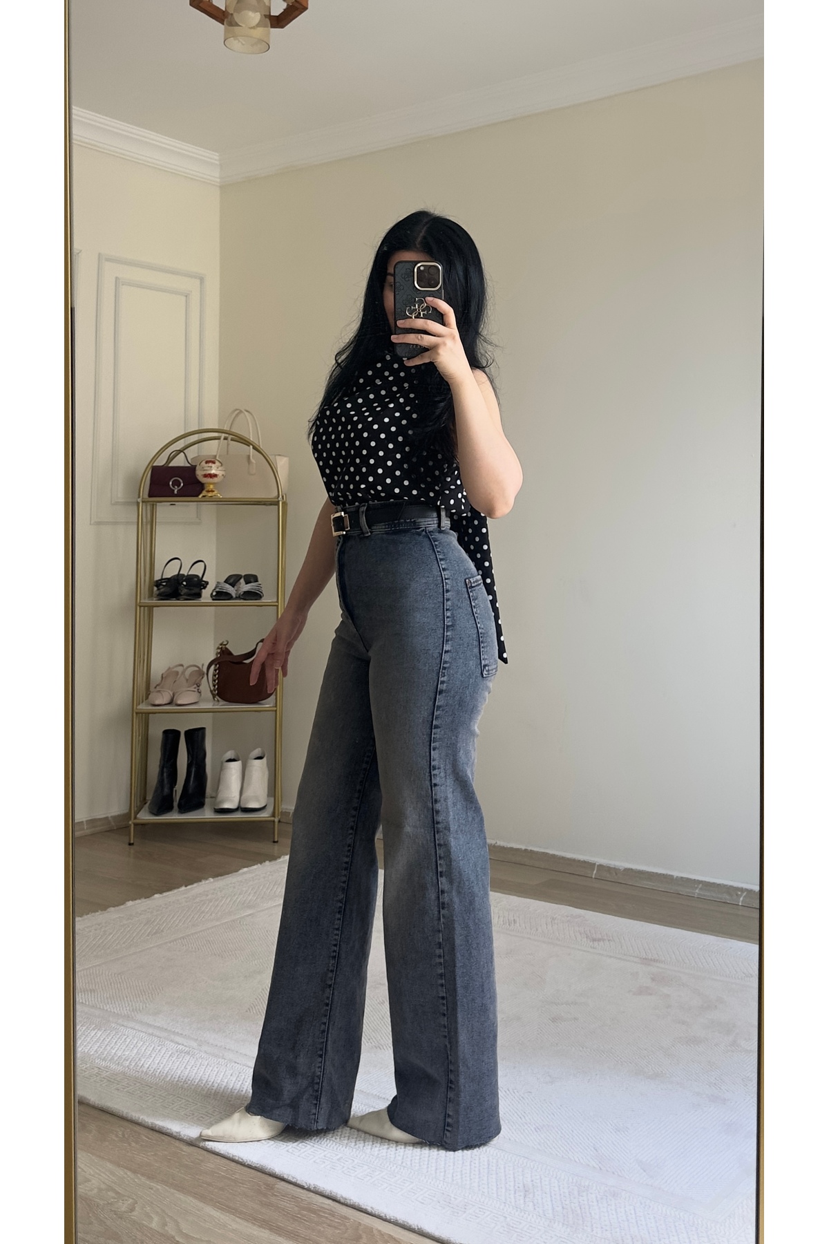 YELZEY BUTİK  Premıum Likralı Yüksek Bel Jean - Görsel 2