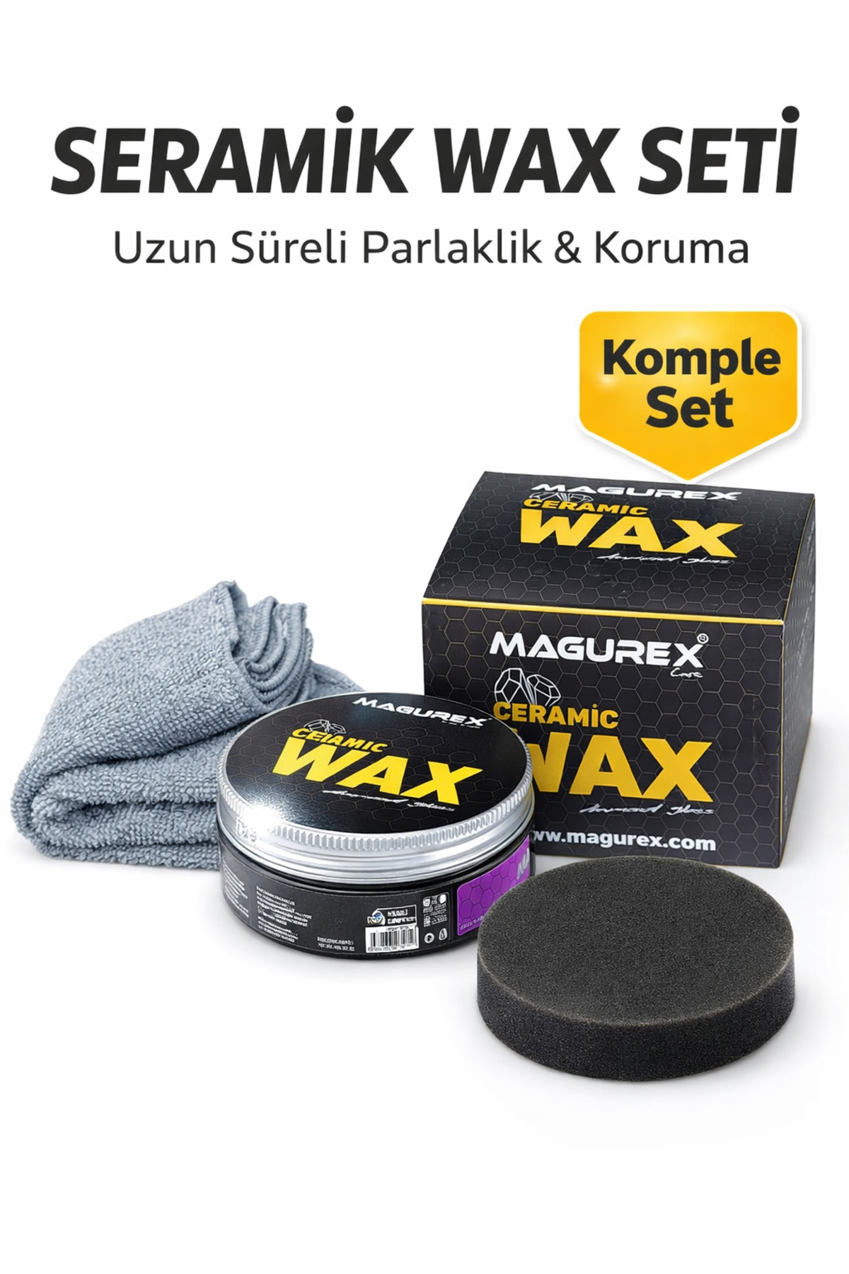 magurex Seramik Wax 200 gr Hidrofobik Oto Cila Boya Koruma ve