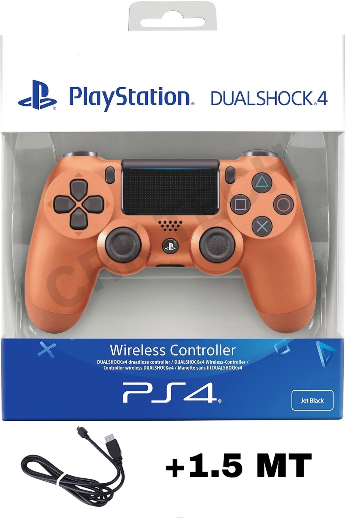 Playstation DualShock 4 Compatible V2 Refurbished Ps4 Joystick Pc + Ps4 (1.5MT CHARGING CABLE) GIFT
