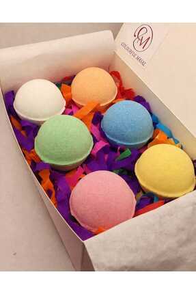 COLOURFUL MASAL 6 Lı 45 Gr. Banyo Topu, Manikür Ve Pedikür Boy, Nem Bombası, ...