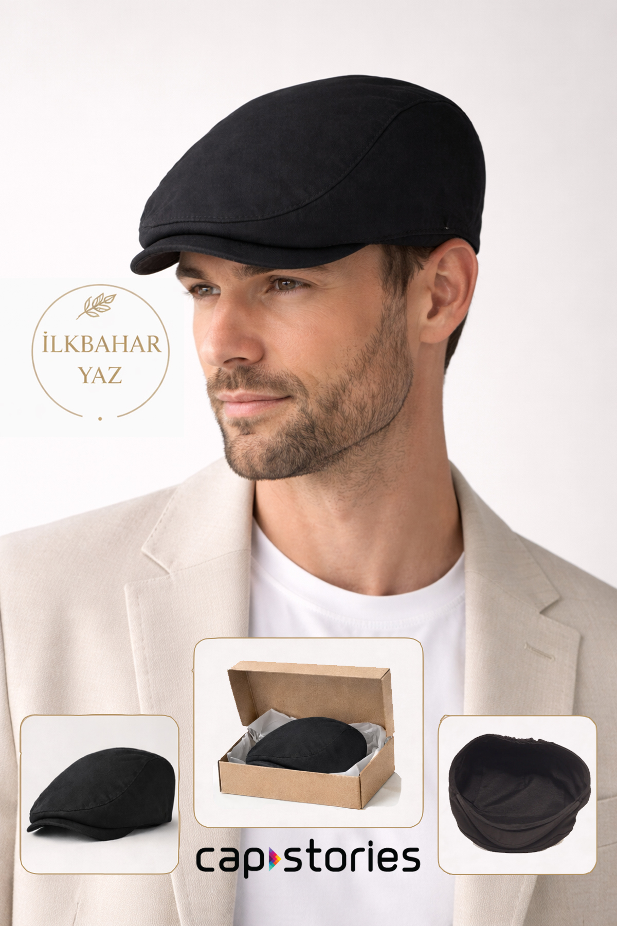 Capstories Men's Cap Hat – Premium Craftsmanship, Standard Size