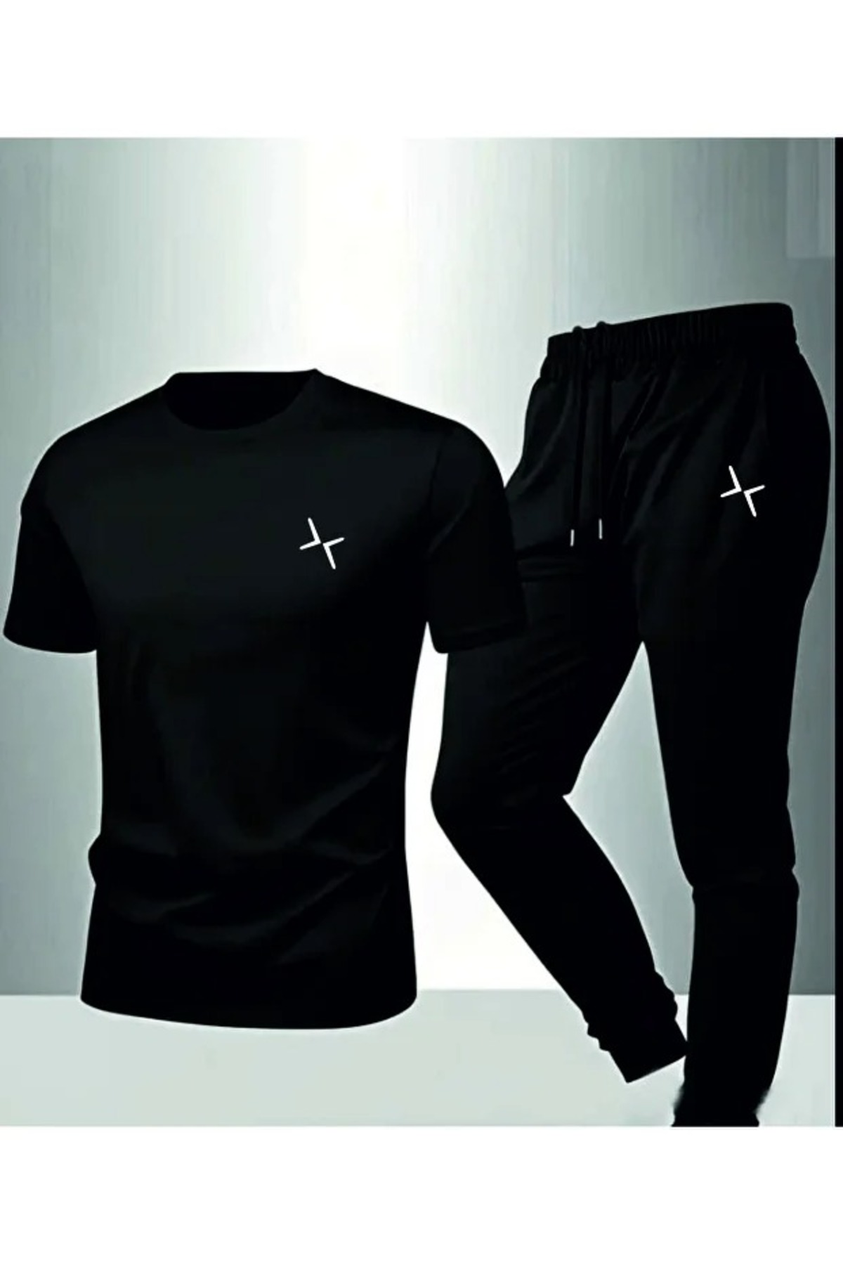 طقم علوي وسفلي Unisex بطبعة