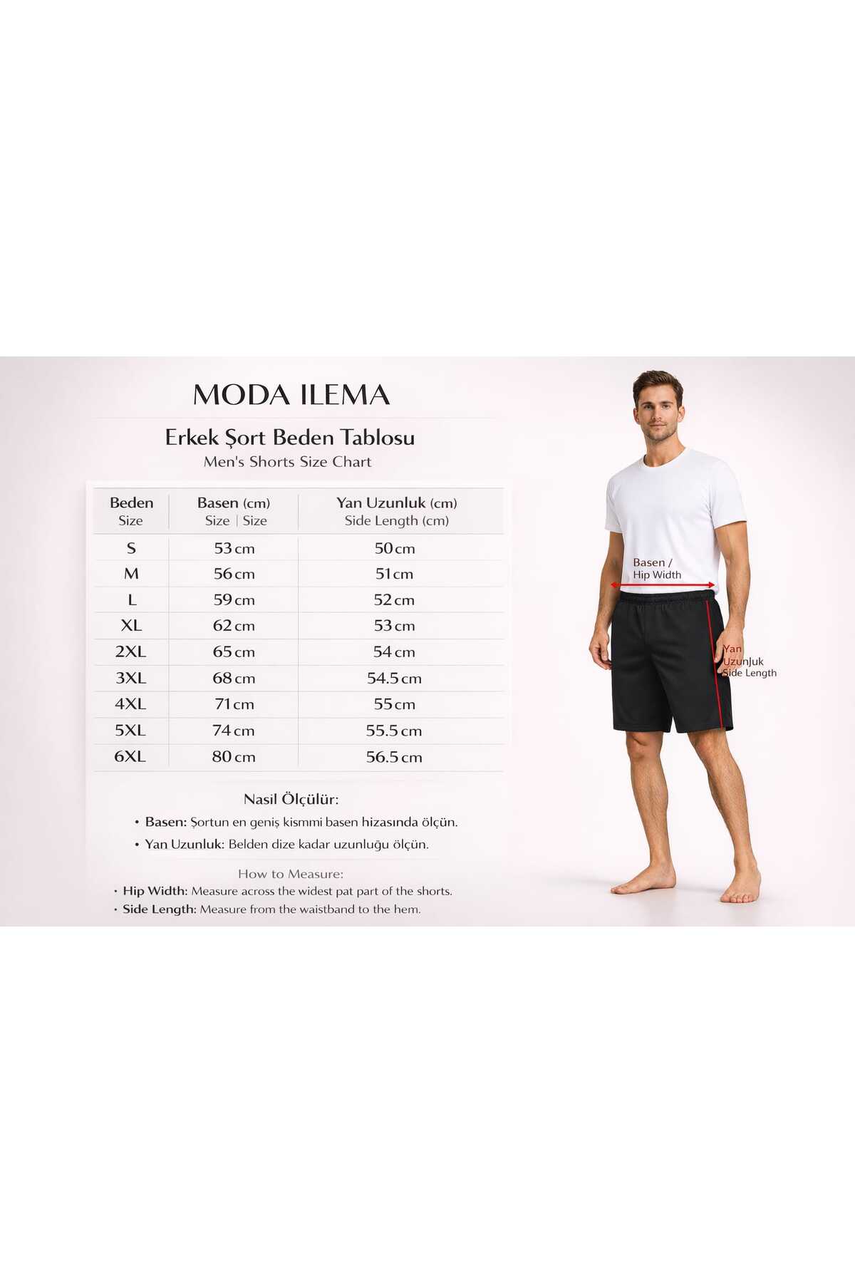 MODA İLEMA Erkek Şort Spor Pamuklu Rahat Kalıp Cepli Yazlık Şort S-7XL Büyük Beden 5 Renk görsel 4