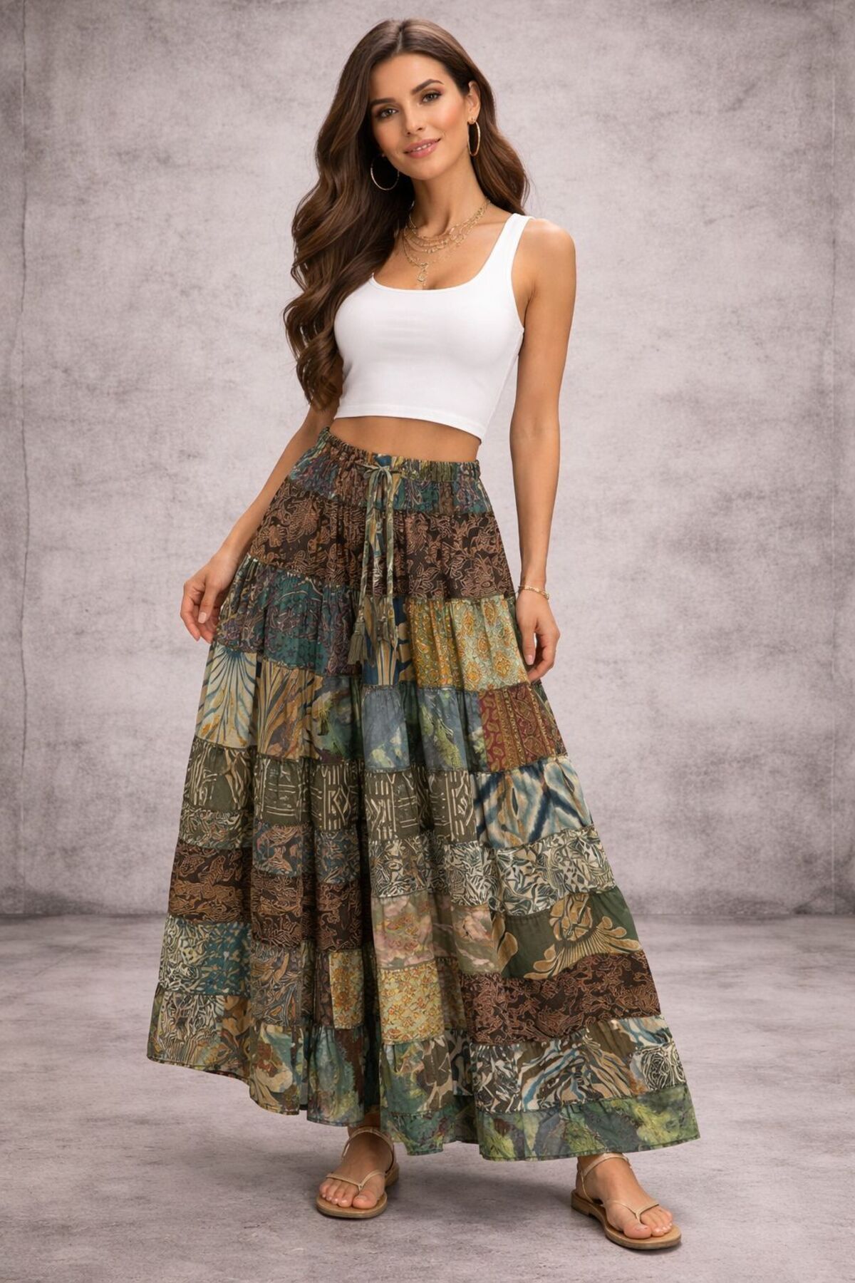 andmary Dorothy rompers skirt beige