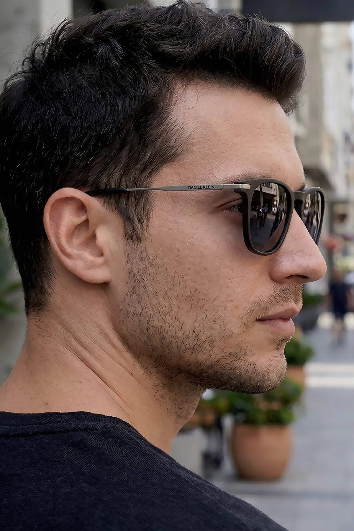 Daniel Klein  Polarize - UV400 Korumalı Siyah Renk Orijinal Erkek Güneş Gözlüğü 49 Ekartman DKG6290C1 - Görsel 2