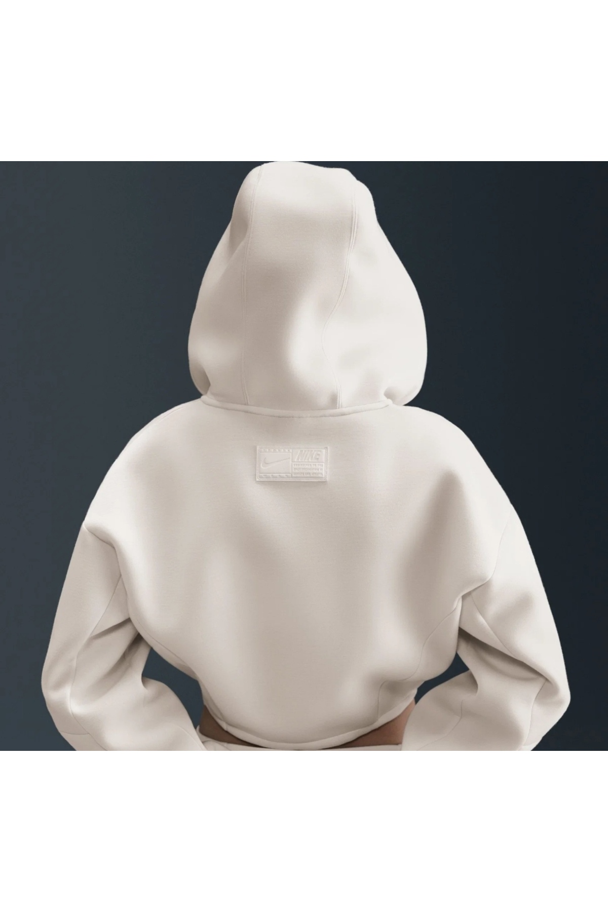 Nike Pregame Fleece FZ Kadın Bej Sweatshirt görsel 2