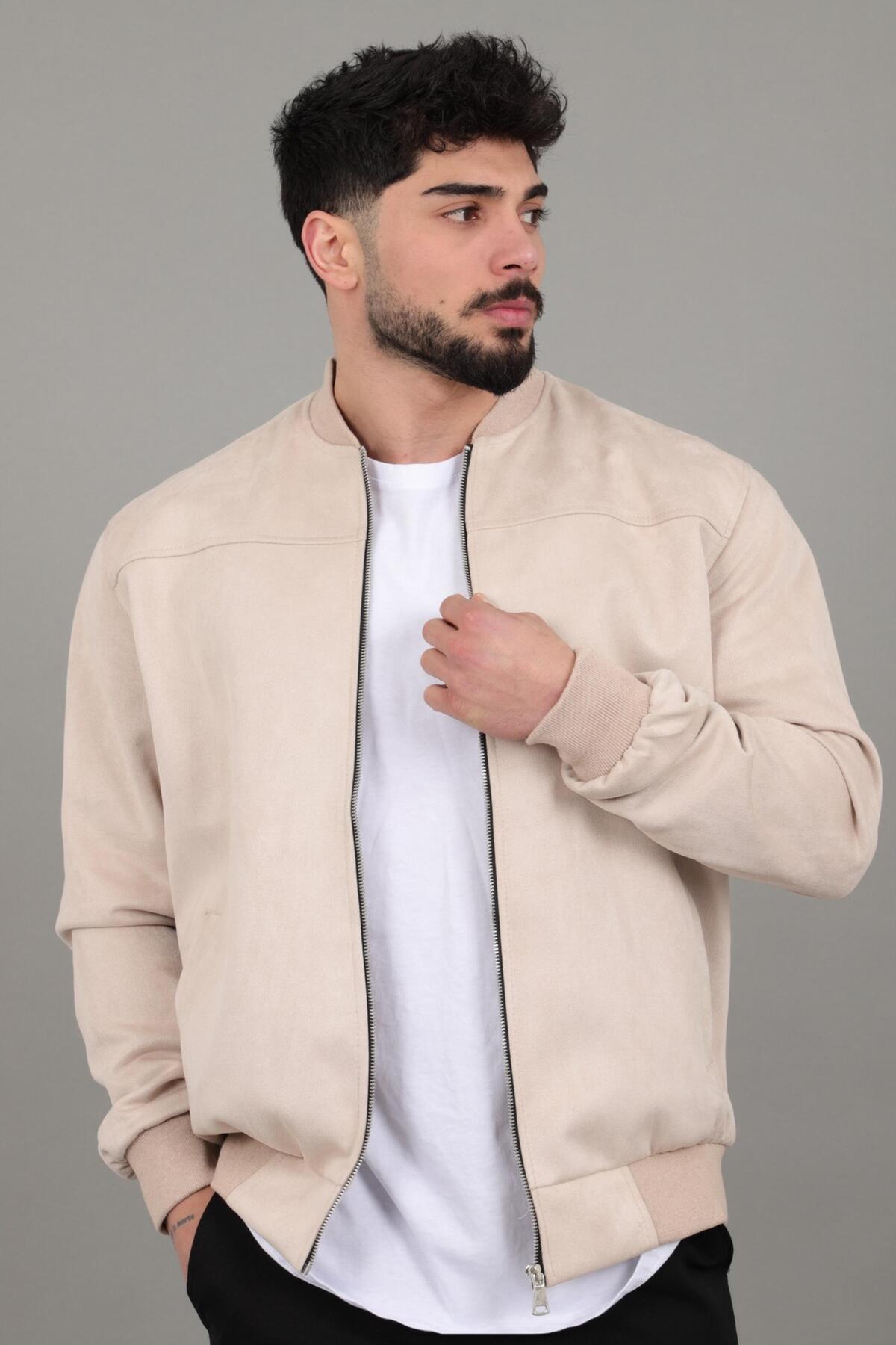 مانتو فصلی جیر الاستیک کمری یقه کالج BL 1711-60287 — رنگارنگ — تصویر 2 از 8