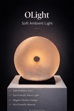 MoodDesign OLIGHT Modern Decorative Glow - O (Donut)Design Soft Ambient Lamp ...