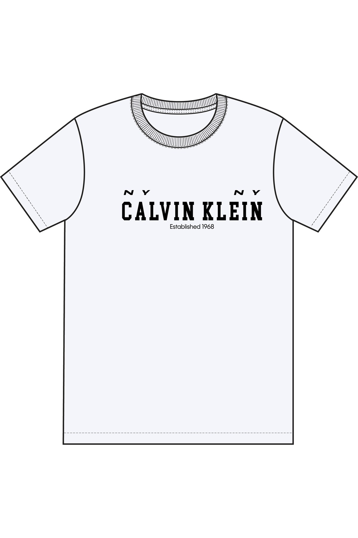 تیشرتمردانهCalvin Kleinسفید