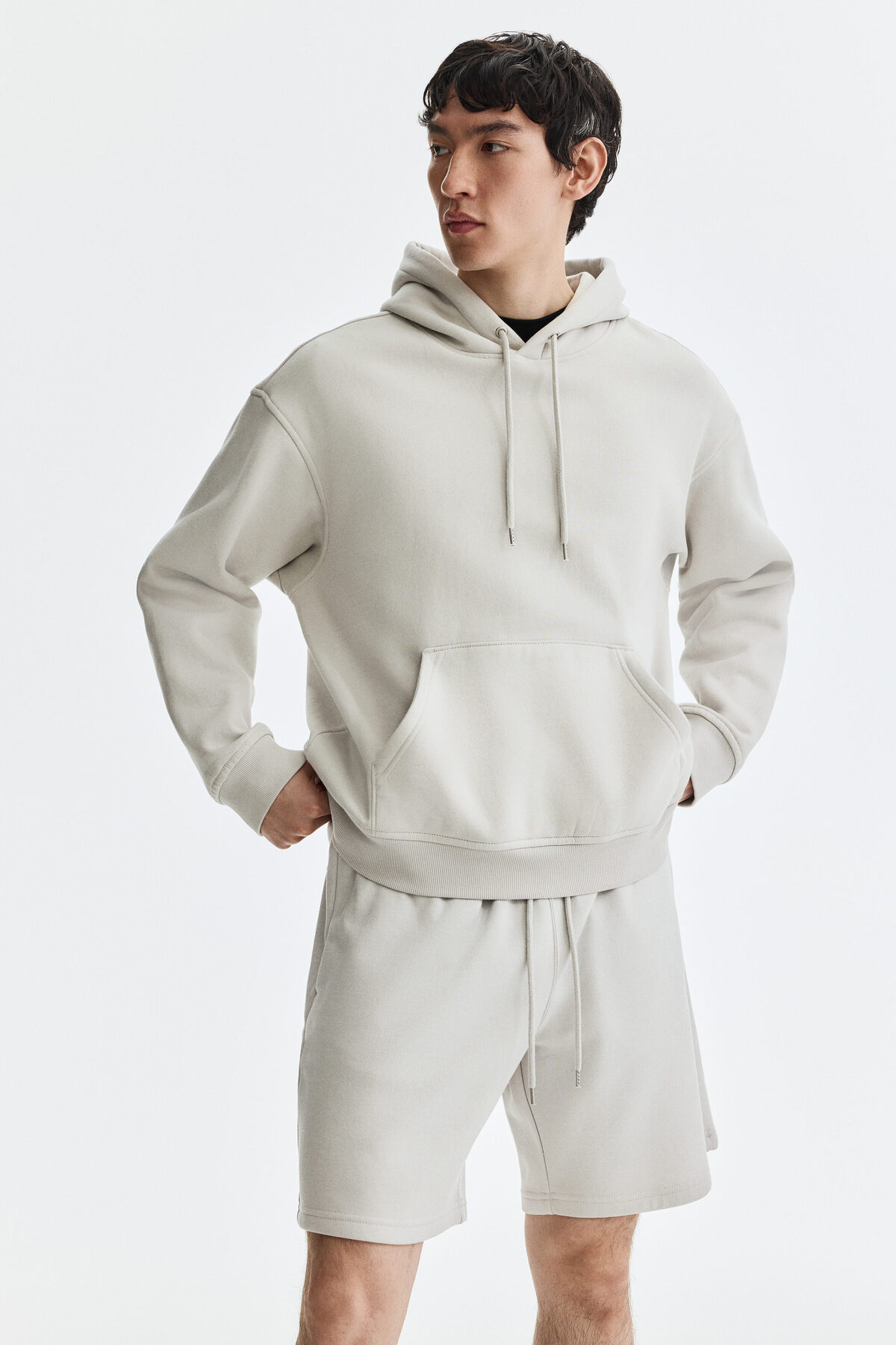 سویشرت و شلوارک سایز معمولی اچ اند ام شلوارک برمودا H&M
