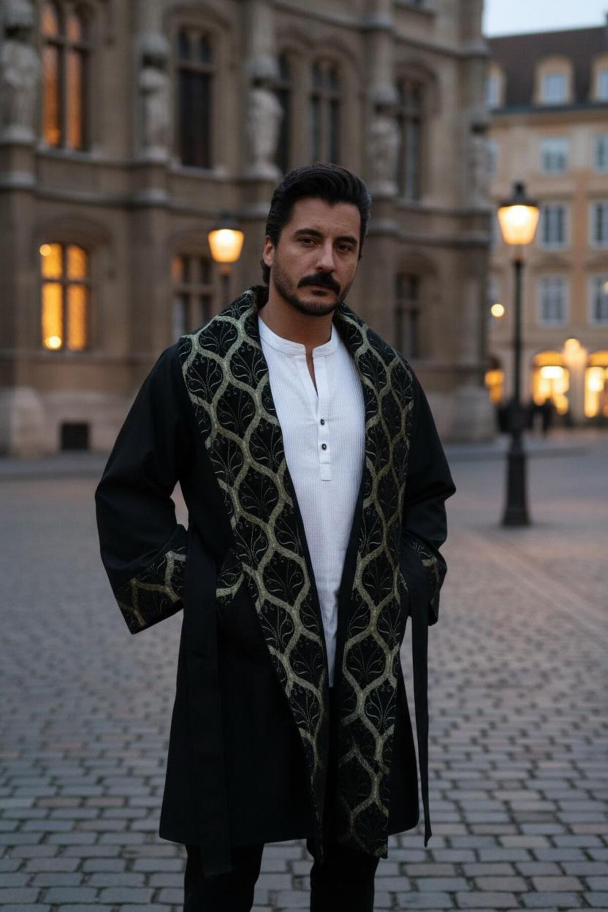 Su Koleksiyon Şahmeran SU Geçirmez Bohem Trenchcoat