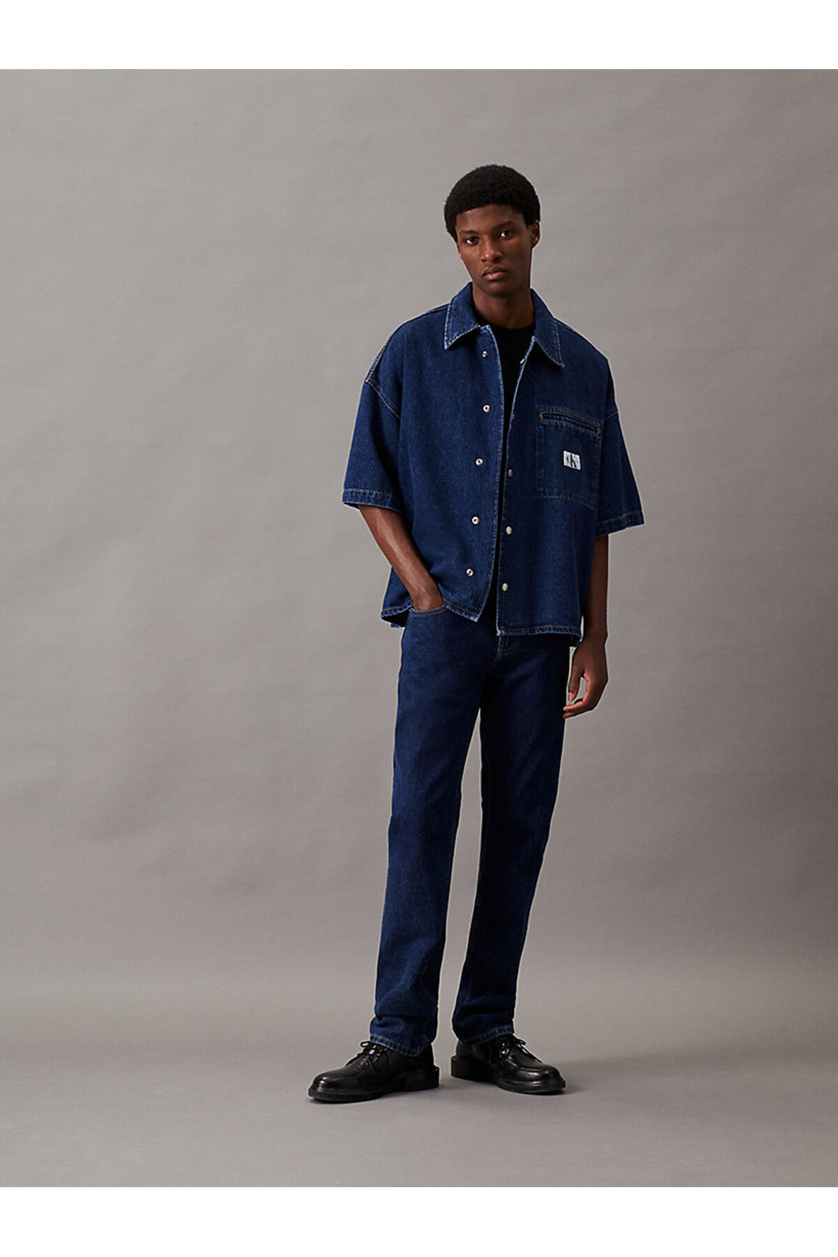 Calvin Klein  Jeans Normal Erkek Denim Gömlek J30J3248681BJ - Görsel 4