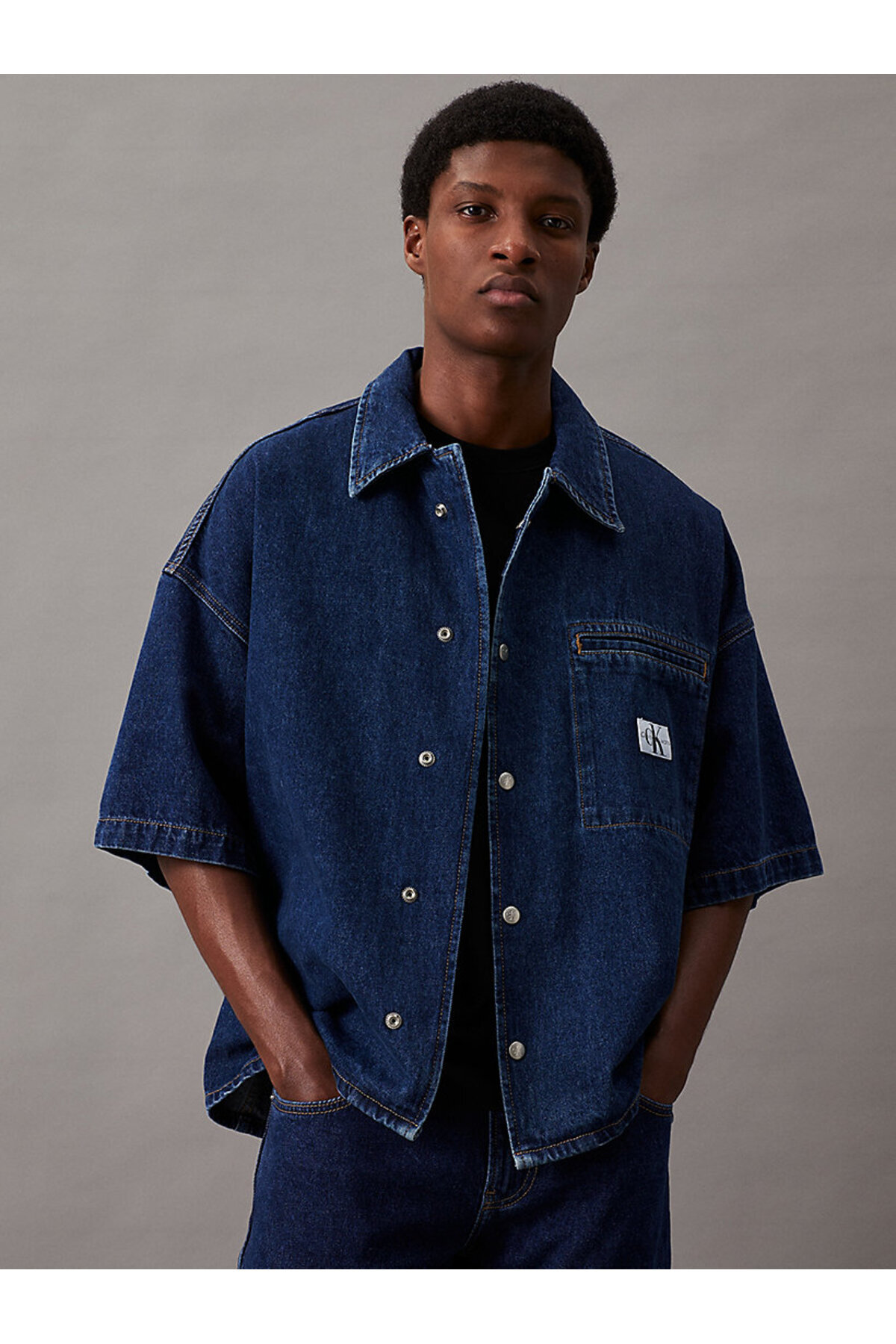 Calvin Klein  Jeans Normal Erkek Denim Gömlek J30J3248681BJ