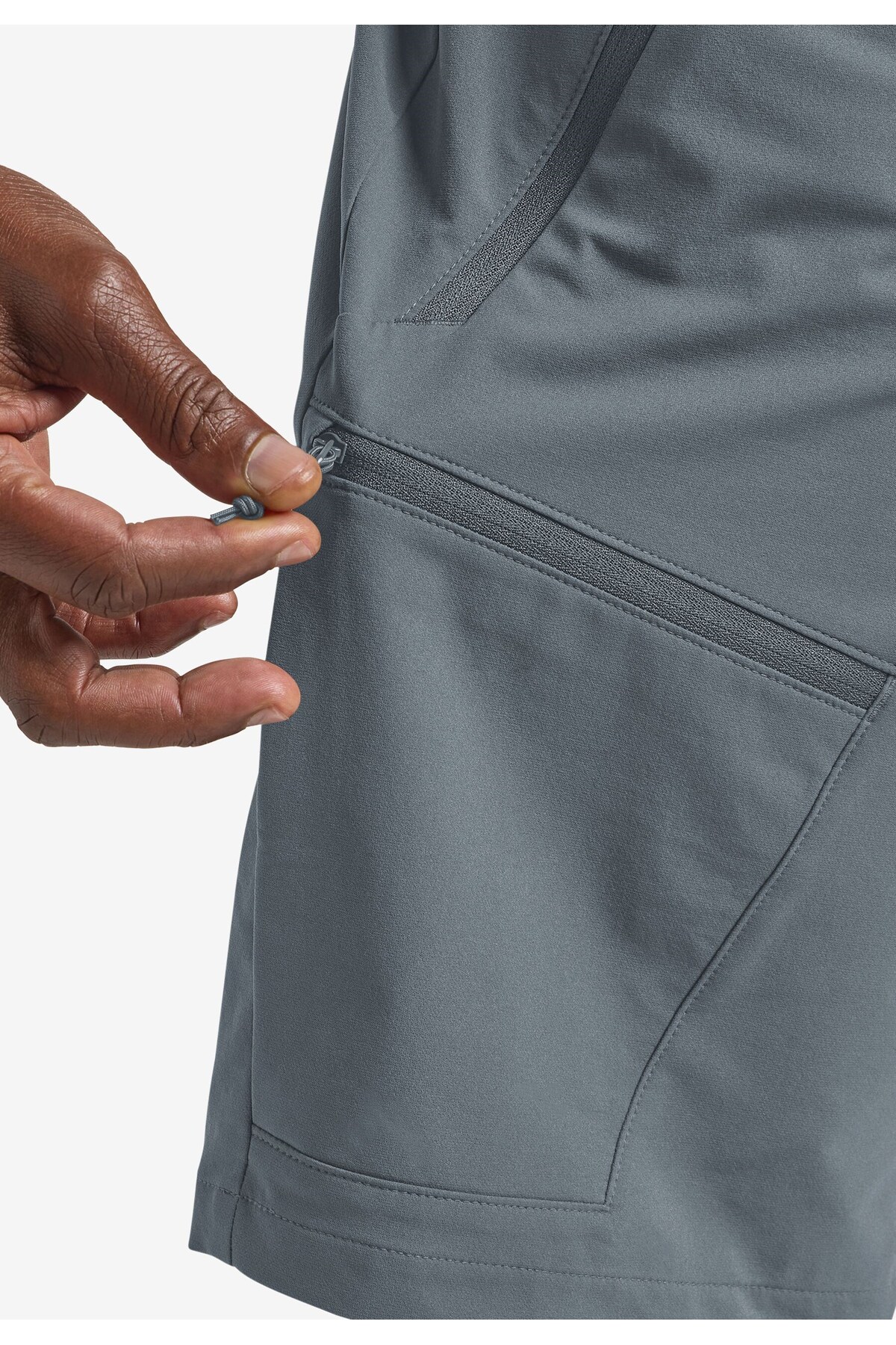 شلوارک Pico Trail مدل M خاکستری اودسا جک ولف اسکین شورت ورزشی Jack Wolfskin