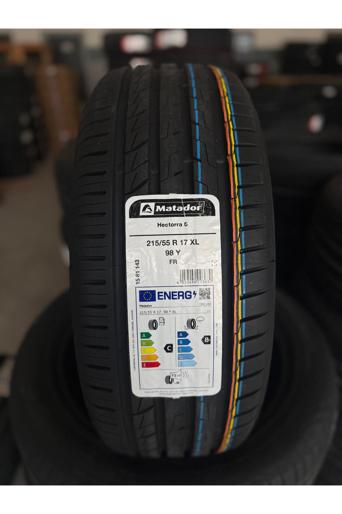 確認215 Matador 215/55R17 XL 98Y FR HECTORRA 5 YAZ LASTİĞİ- EKSTRA