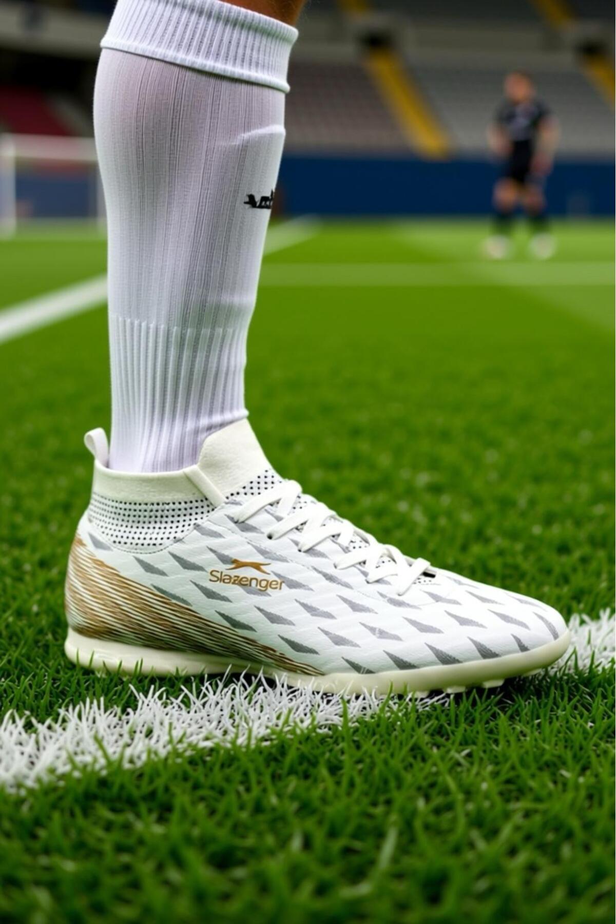 Slazenger CAMILO Unisex Futbol Ayakkabı Beyaz görsel 3