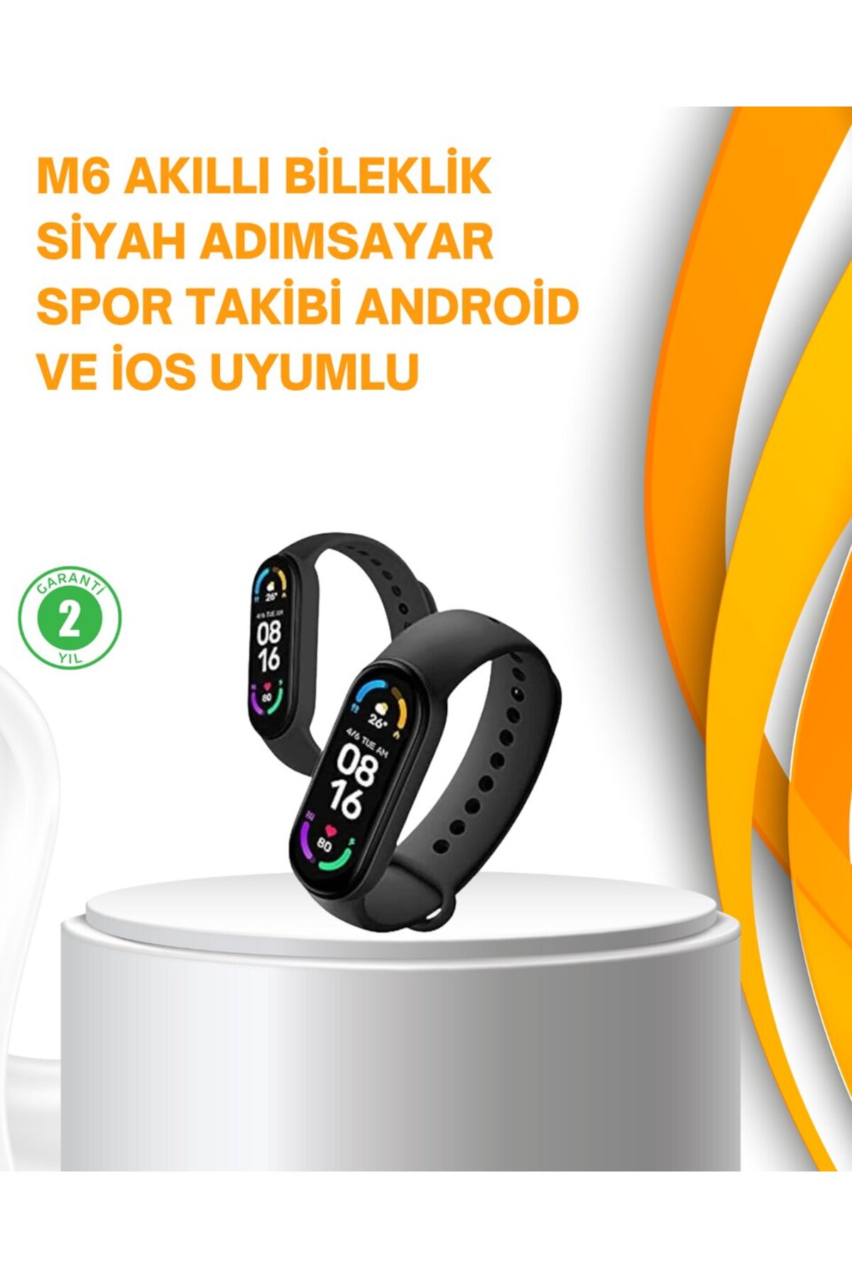 Akıllı Bileklik – Kalp Atışı Uyku Adımsayar ve Bildirim Takibi