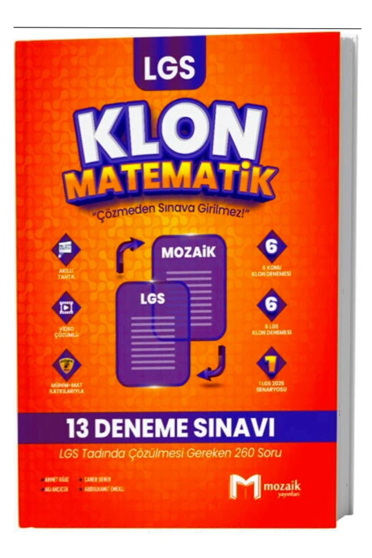 AV YAYINLARI Mozaik Yayınları 8. Sınıf LGS Matematik Klon 13