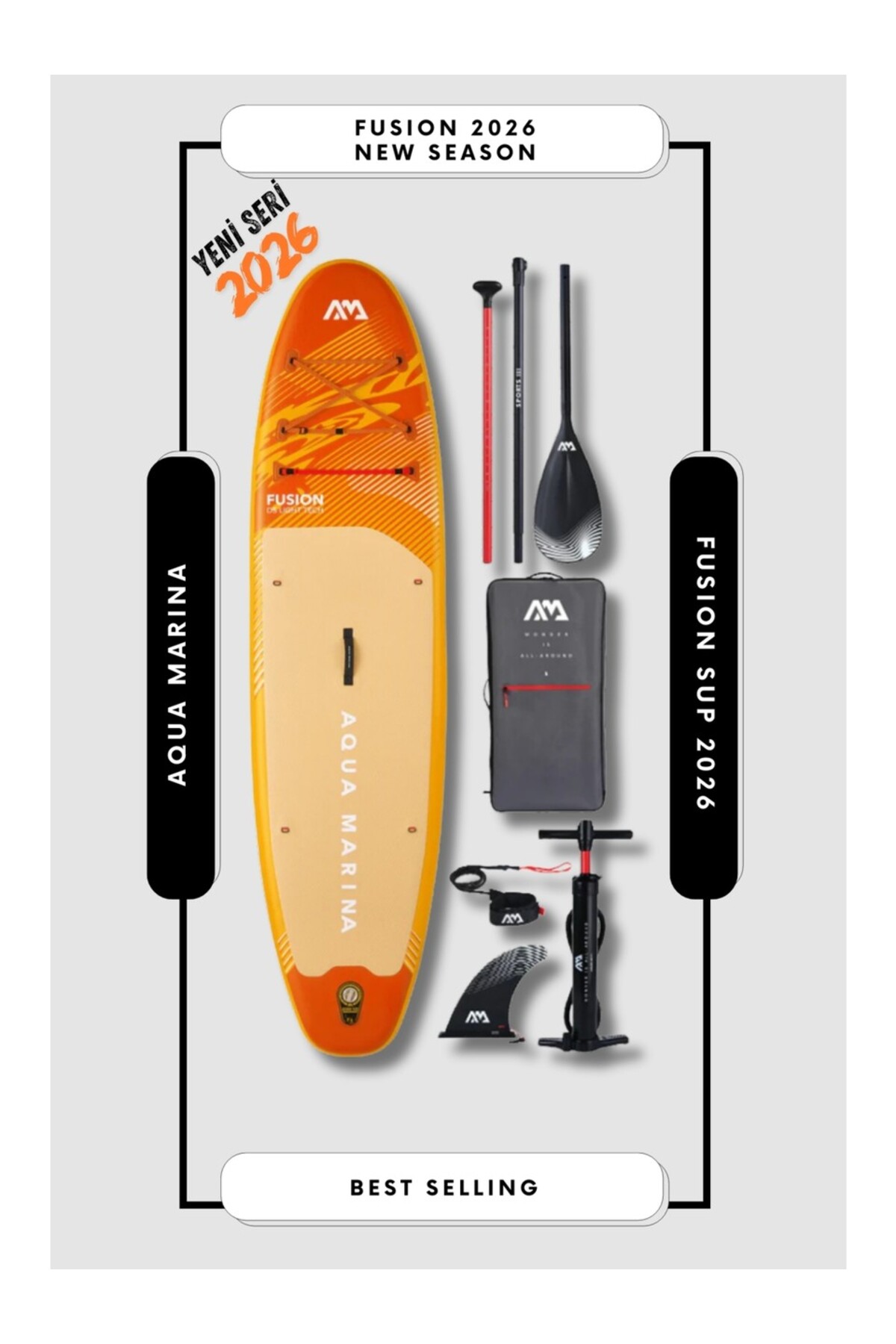 aquamarina Fusion 2026 SUP Paddle Board 330 cm - Fiyatı, Yorumları