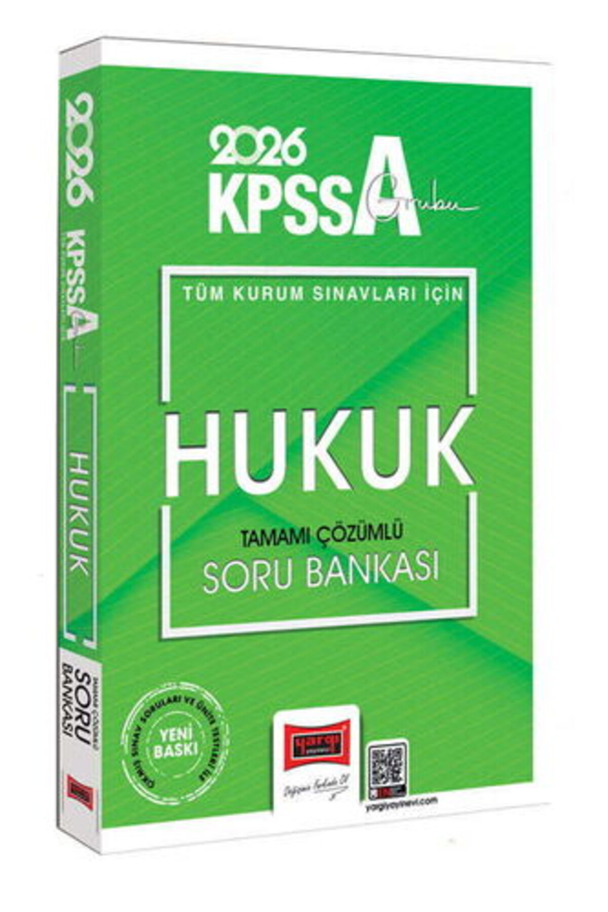 Yargı Yayınları Yargı 2026 KPSS-A Grubu Hukuk Tamamı Çözümlü Soru
