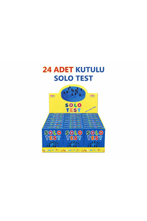 TOMBİ-X Solo Test Zeka Oyunu 24 Adet Kutulu A Kalite strateji oyunu