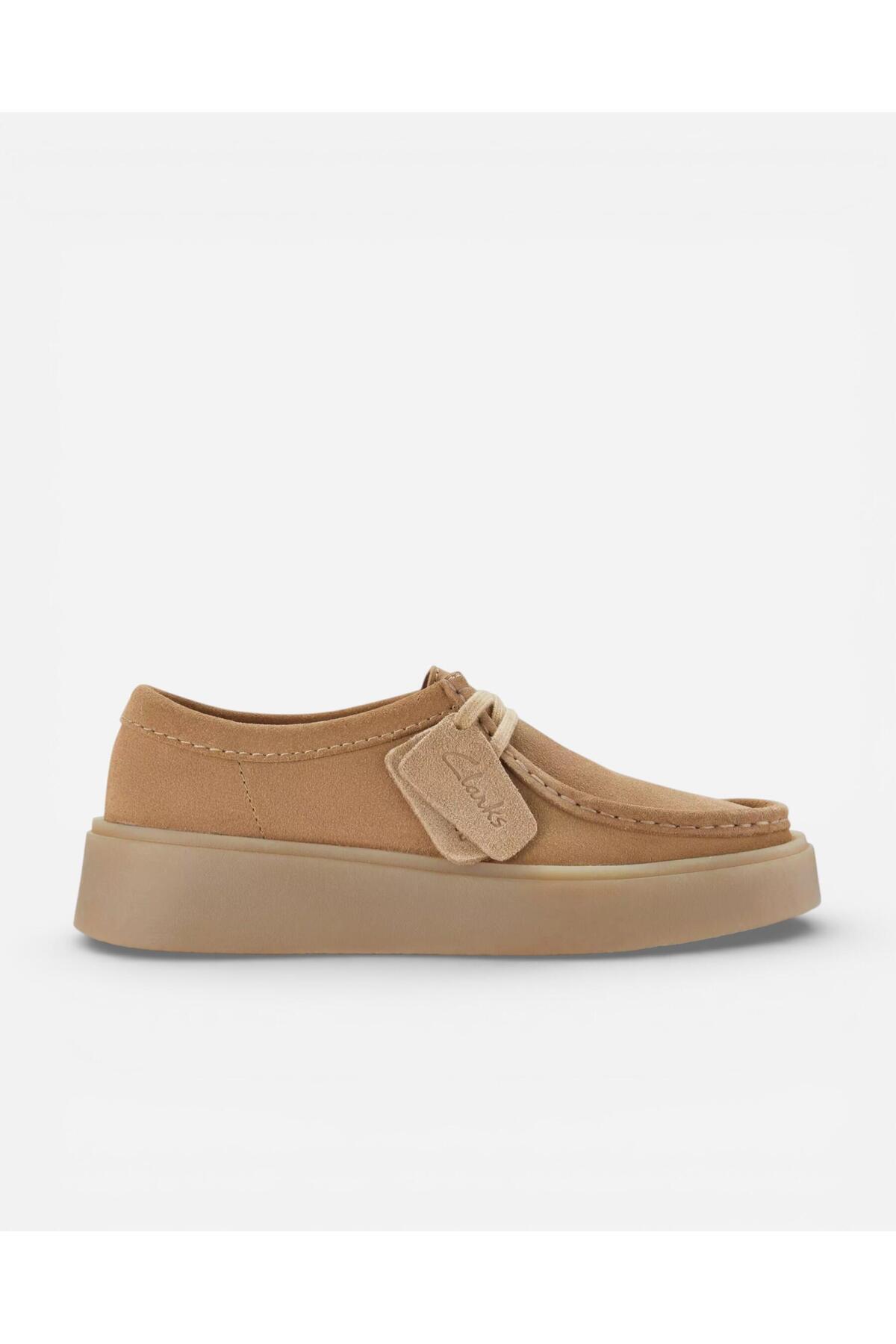 CLARKS Torview Dark Sand Suede Erkek Bej Günlük Ayakkabı 26183437