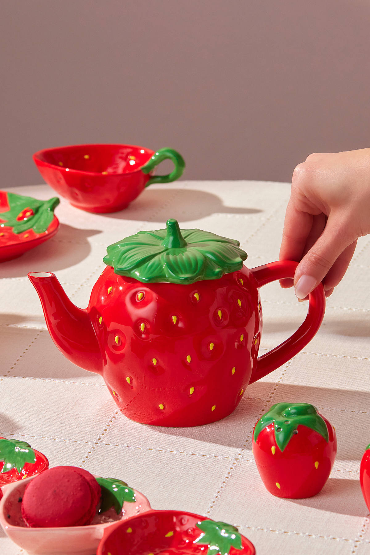 Karaca Strawberry Çilek Desenli Demlik 770 Ml - Fiyatı, Yorumları