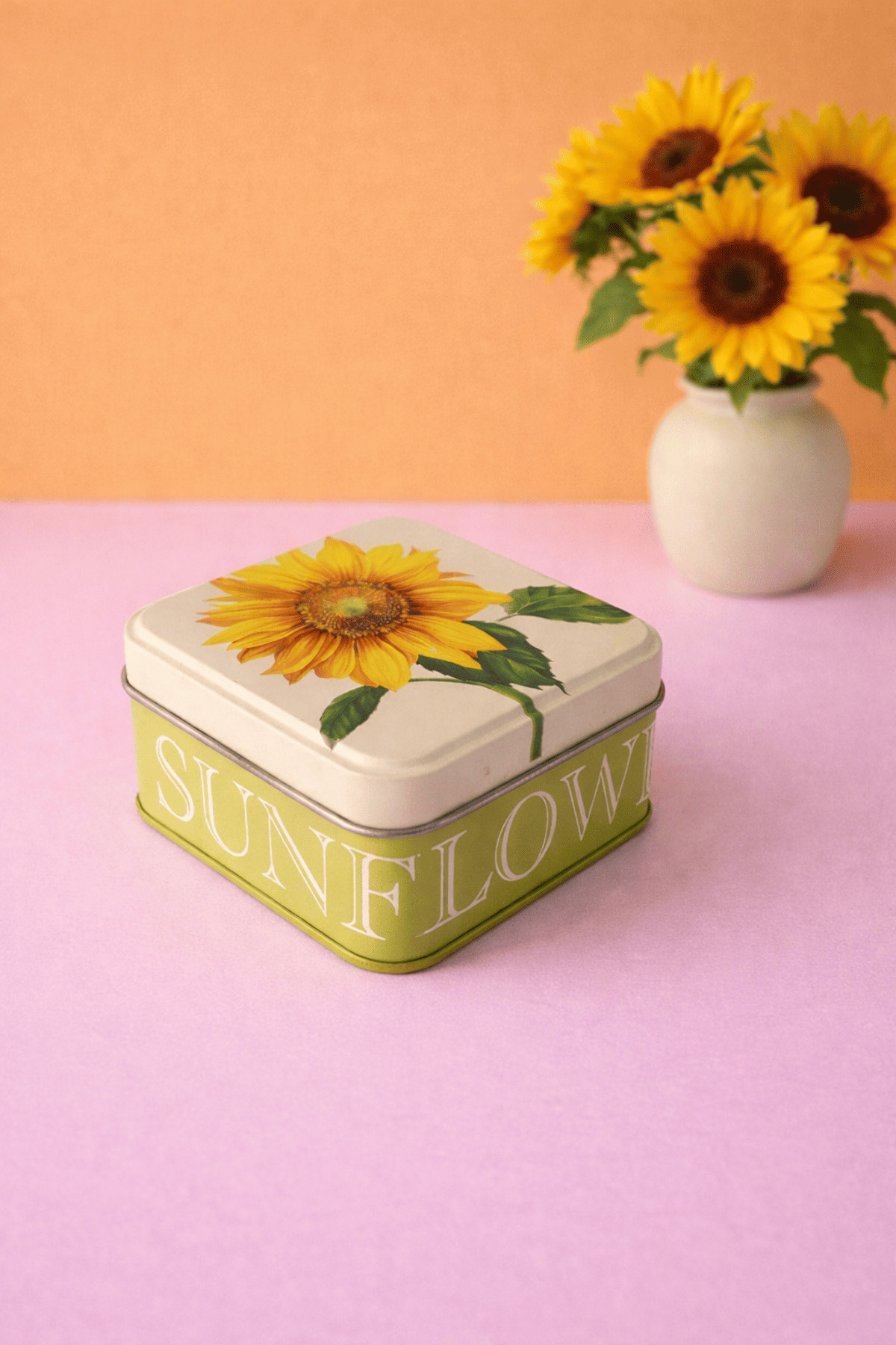 Home 73x42 mm Snack Box 225 ml - Sunflower
