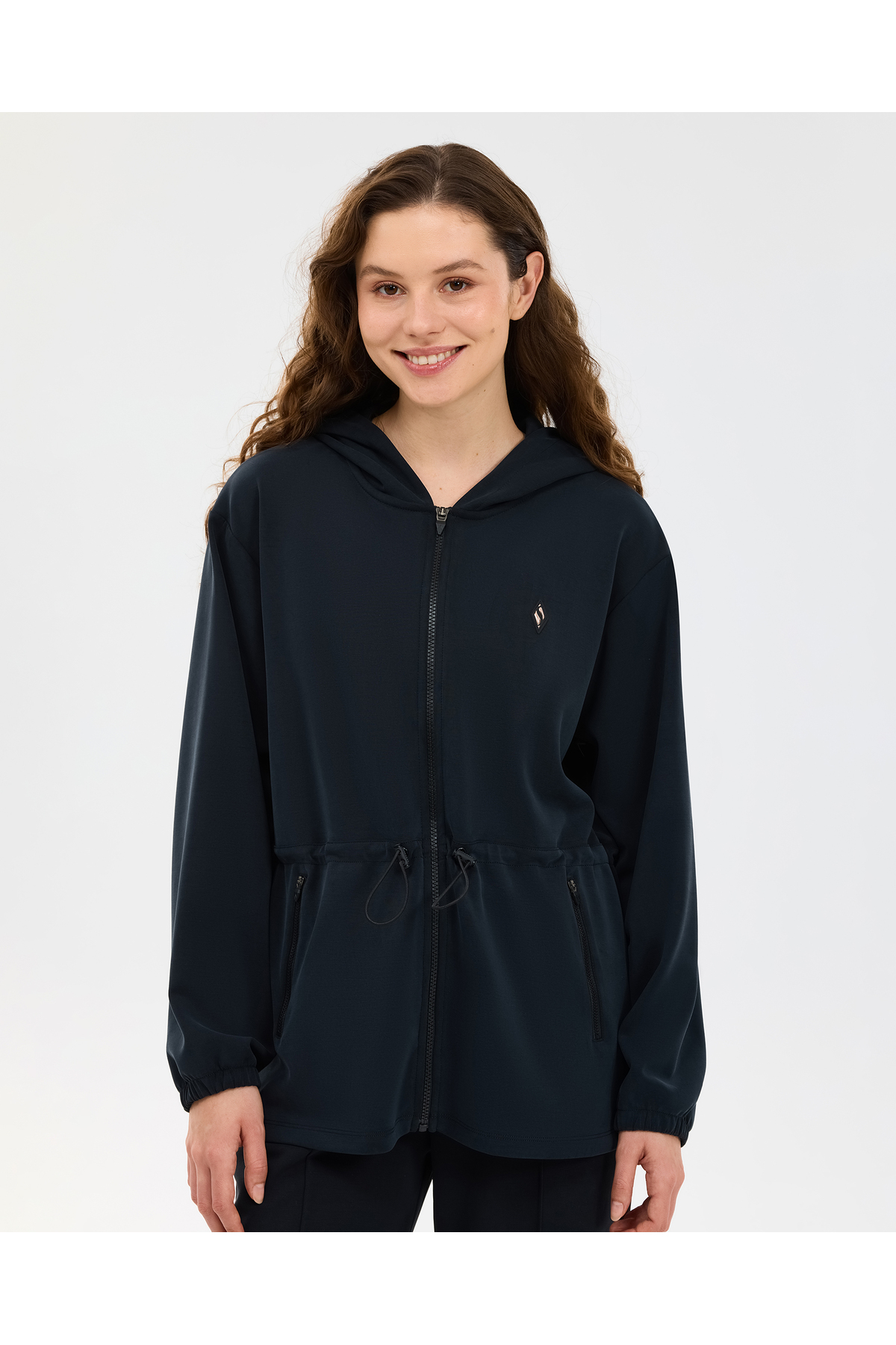 SKECHERS W Soft Touch Full Zip Kadın Siyah Ceket S2610026-3817 görsel 6