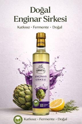 SİRKENA Enginar Sirkesi 500 ml | Doğal Fermente Katkısız & Koruyucusuz