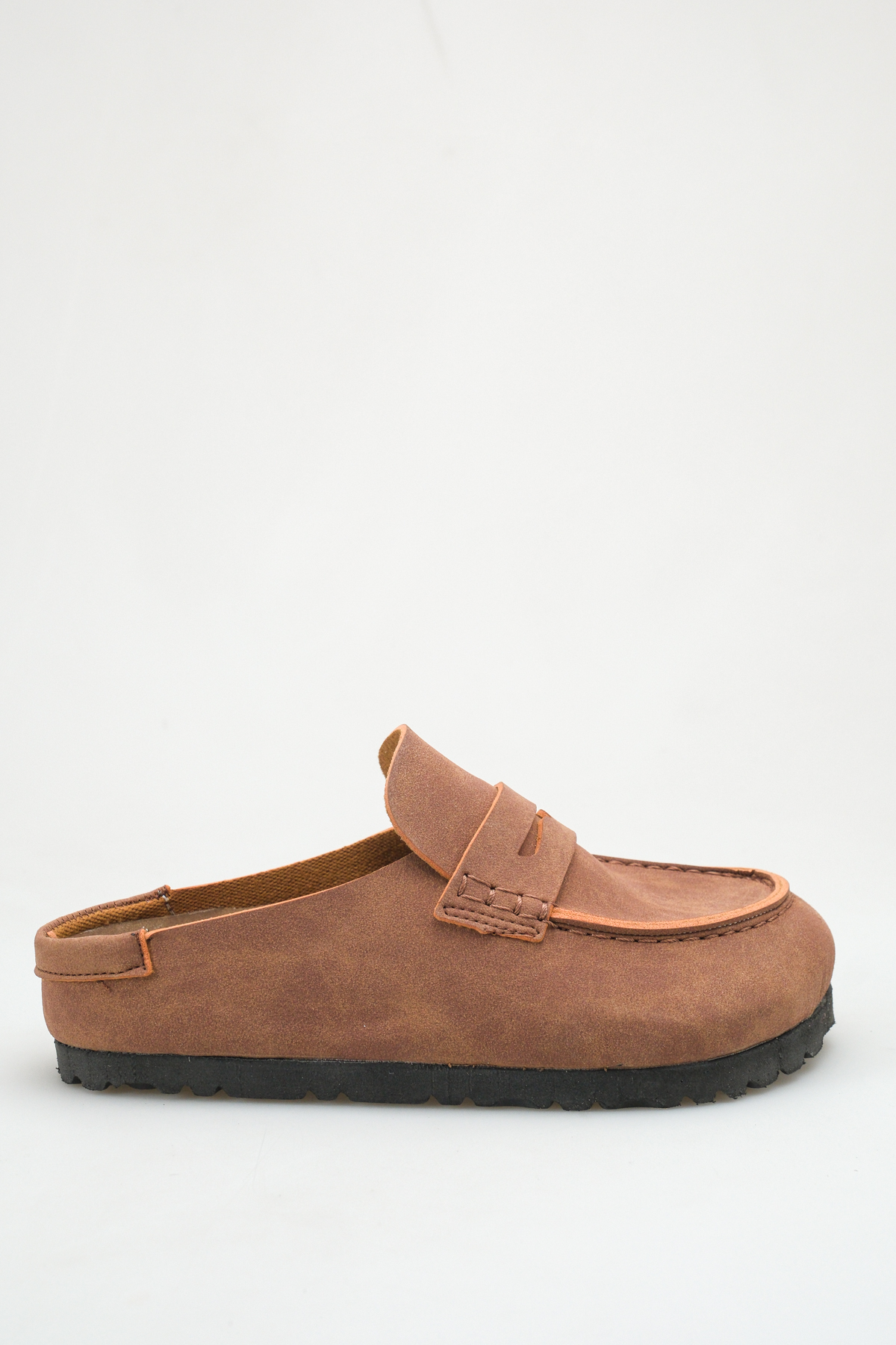 Nazsole Kadın Taba Günlük Düz Tabanlı Ortopedik Loafer Ayakkabı görsel 5