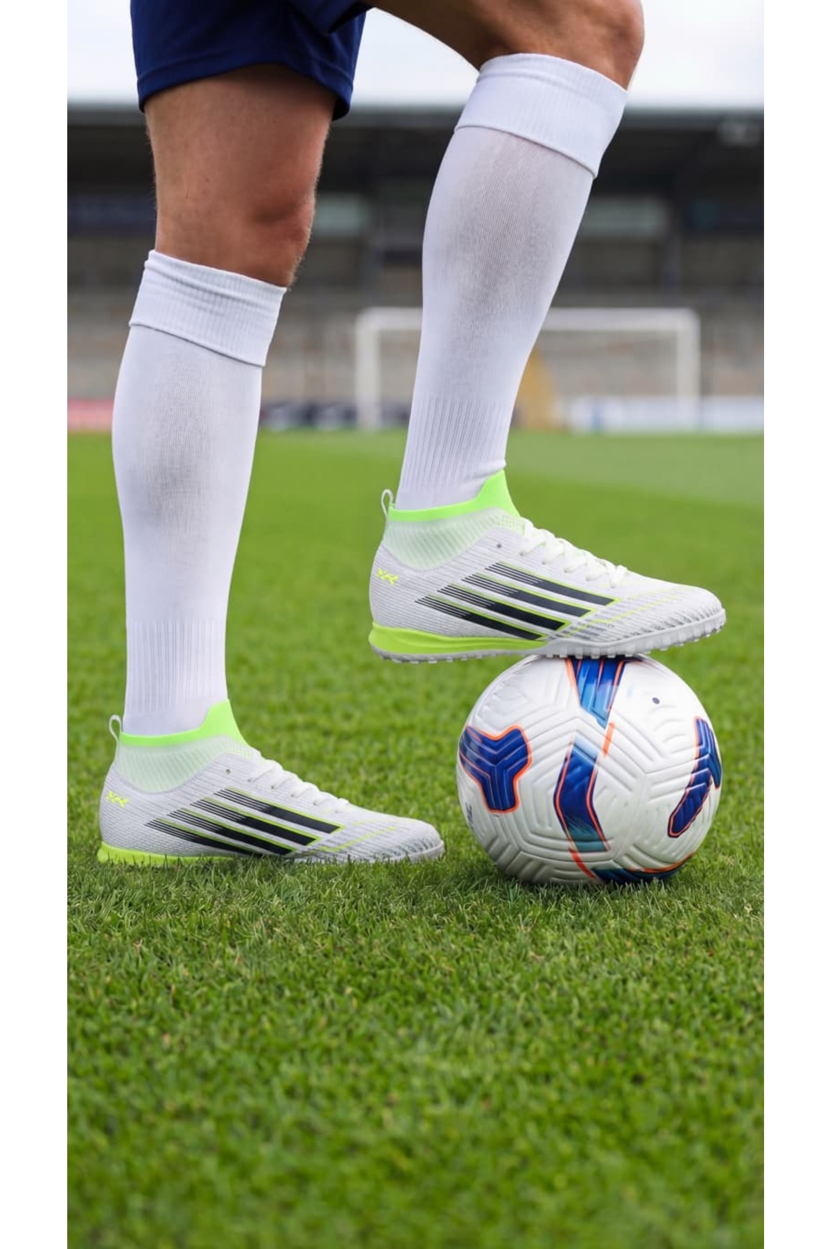 Contavia Erkek Triko Çoraplı Halı Saha Futbol Spor Ayakkabısı