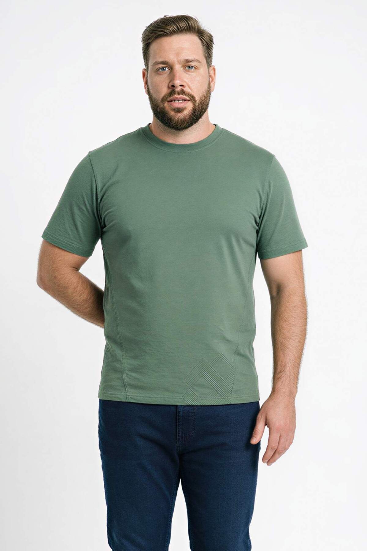 100% Cotton Plus Size T-Shirt H2060AX26SP