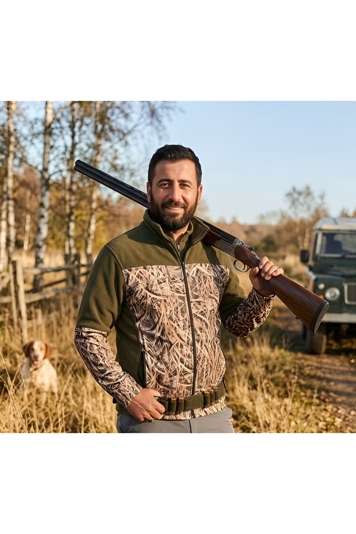 ژاکت پشمی استتار طرح رید مدل Hunter — Hunter1 — تصویر 3 از 7