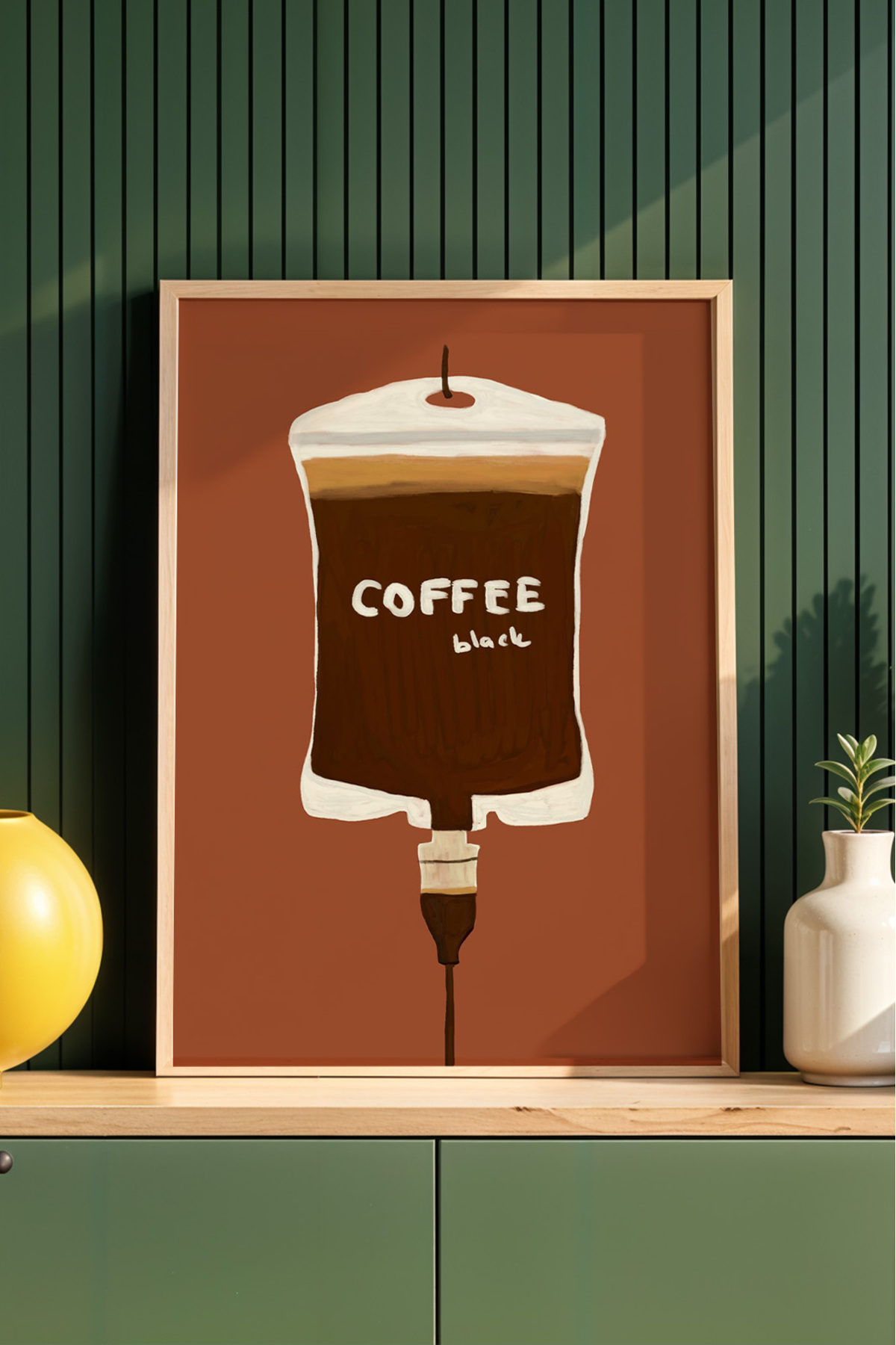 Kahve Tablo Seti 3’lü Mutfak ve Kafe Duvar Dekoru Coffee Poster Çerçevesiz
