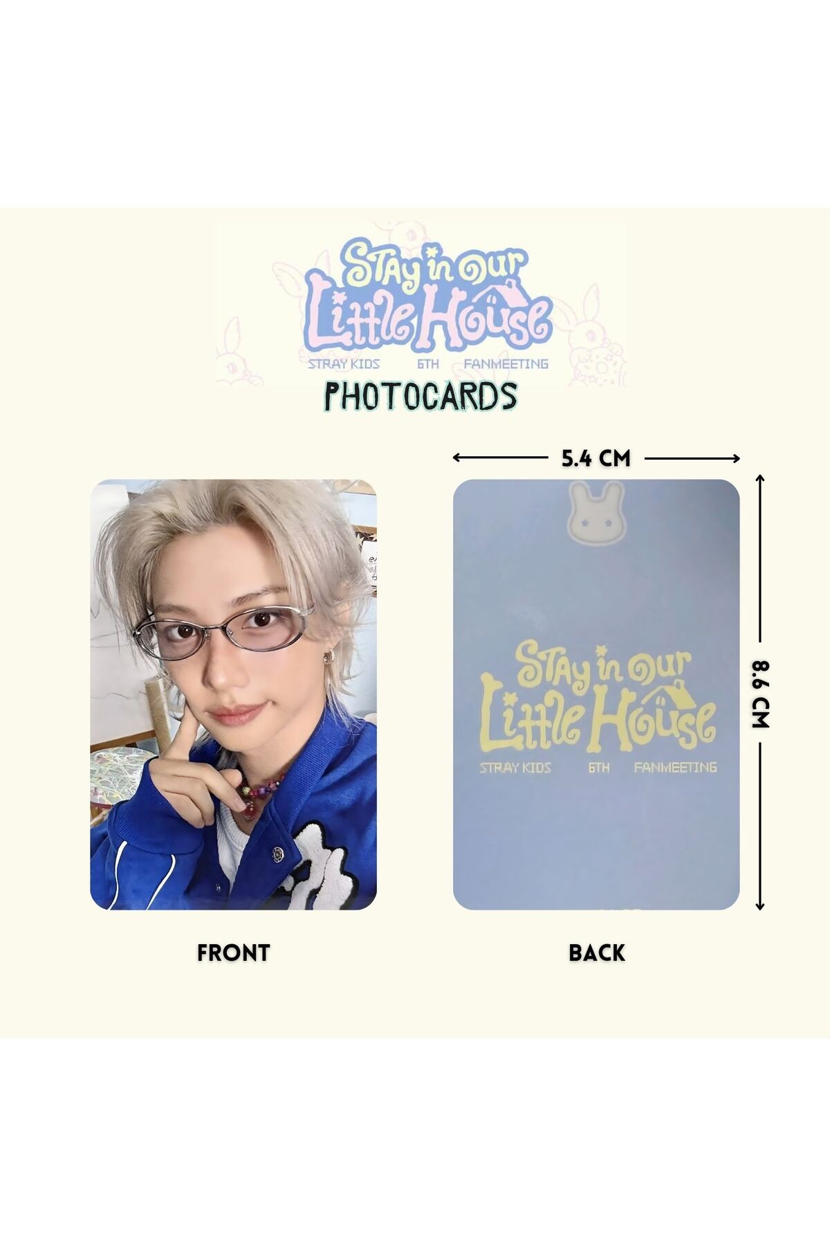 Kpop Dünyasi STRAY KIDS '' 6th Fanmeeting '' Photocards Set 1